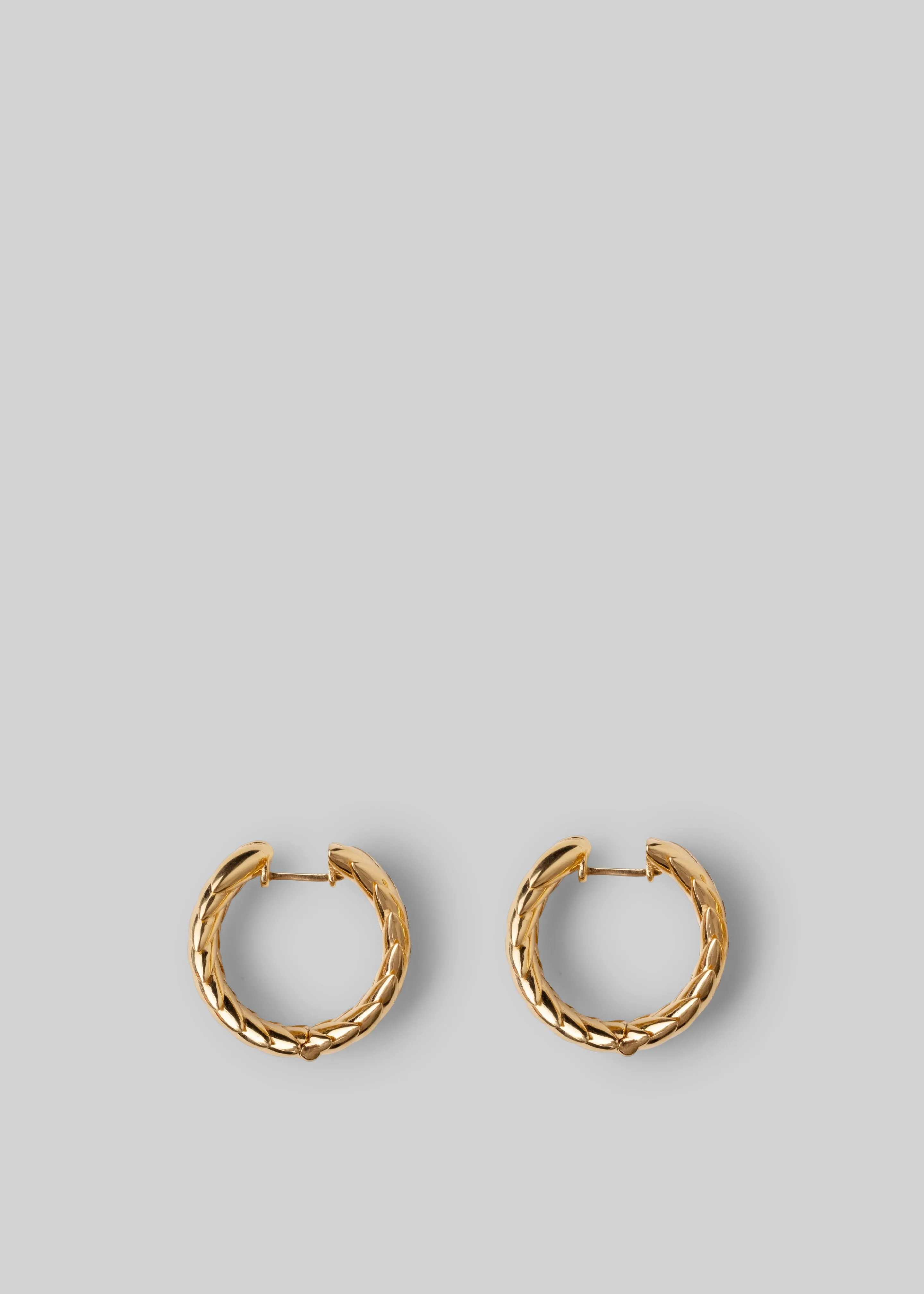 Bevza Spikelet Hoops - Gold sold by Frankie Shop product image thumbnail 3