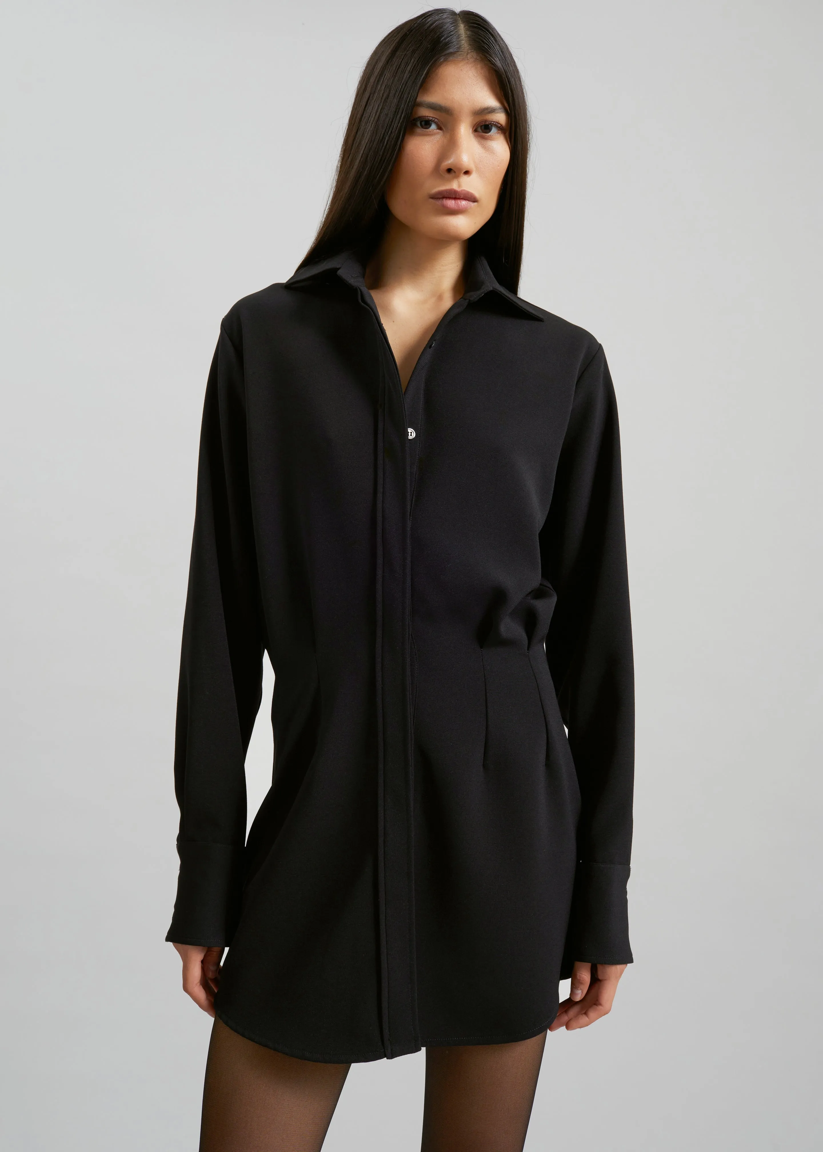Covert Shirt Dress - Black sold by Frankie Shop product image thumbnail 4