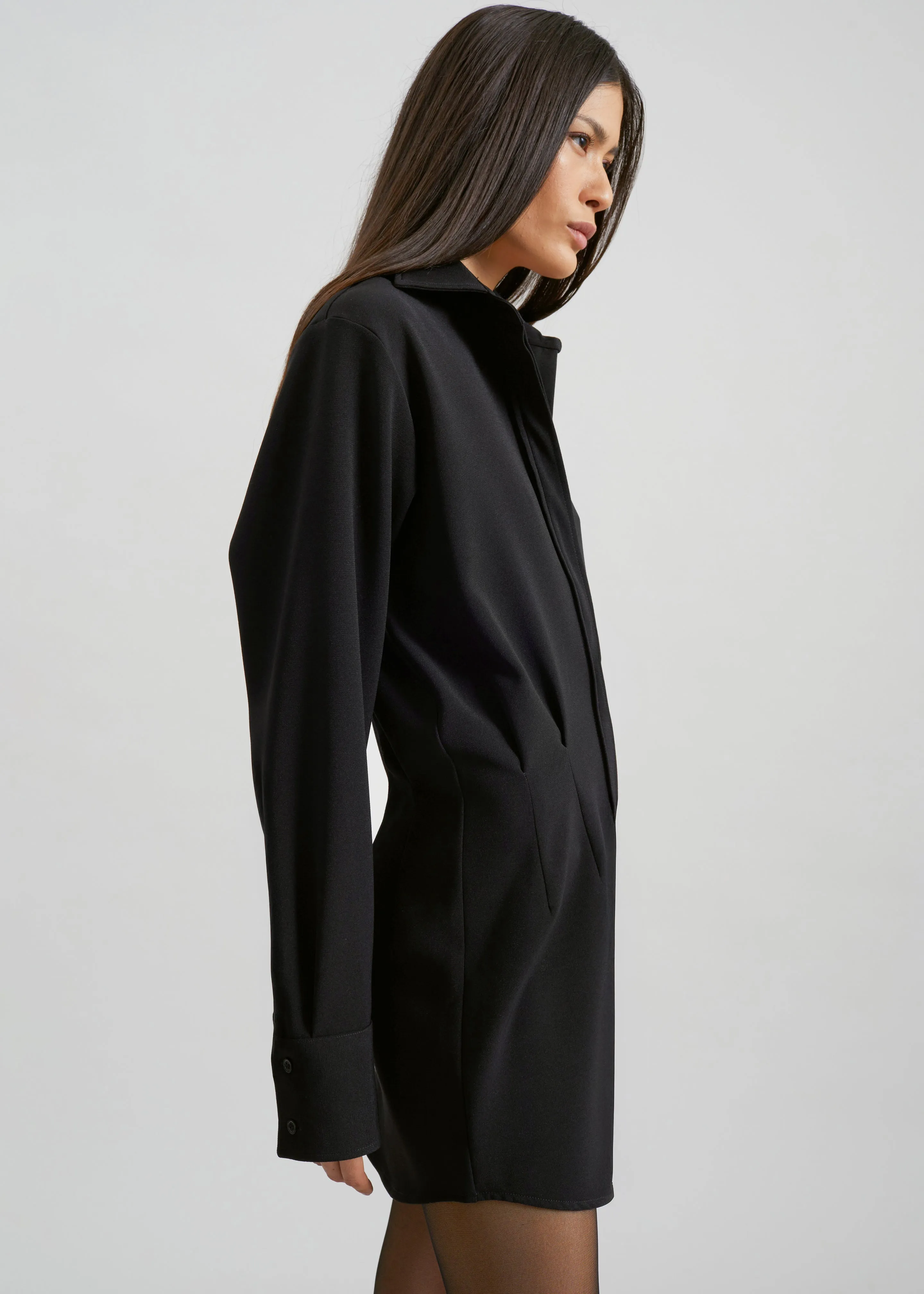Covert Shirt Dress - Black sold by Frankie Shop product image thumbnail 2
