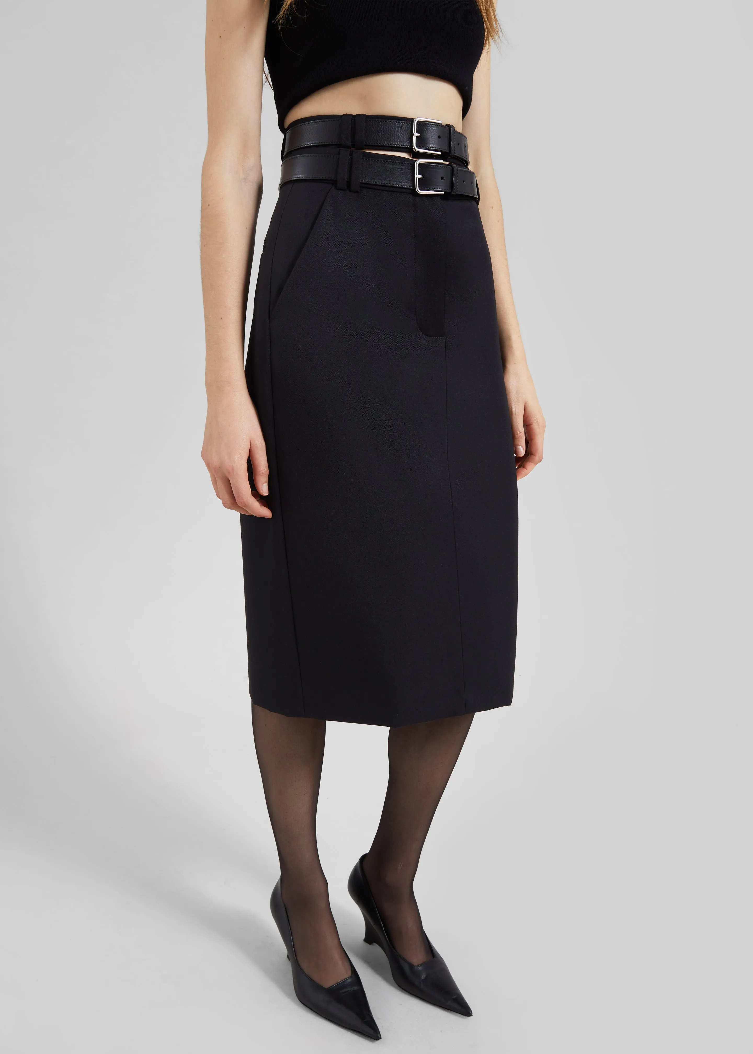 Gudu Skirt #04 - Black sold by Frankie Shop product image thumbnail 5