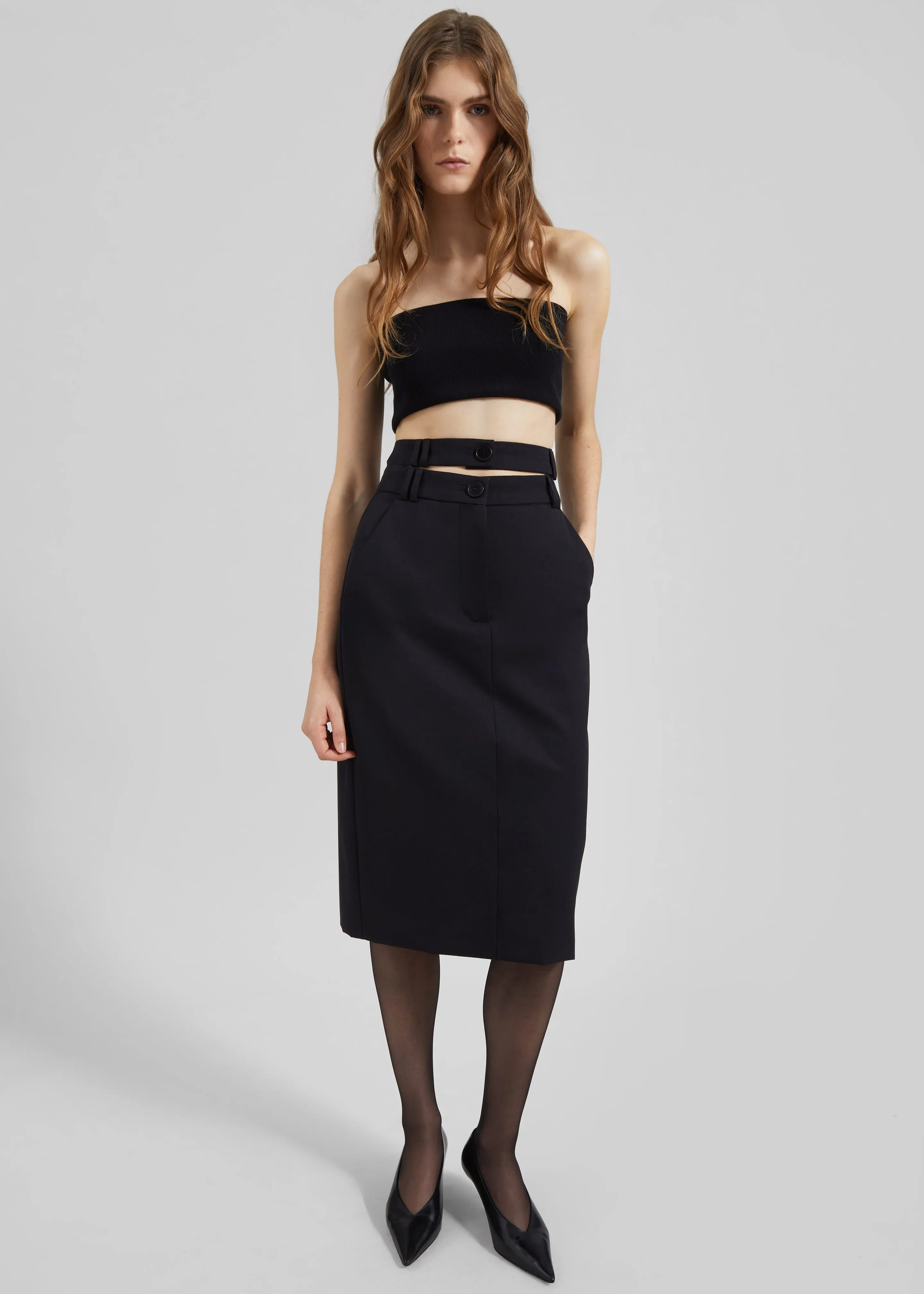 Gudu Skirt #04 - Black sold by Frankie Shop product image thumbnail 4