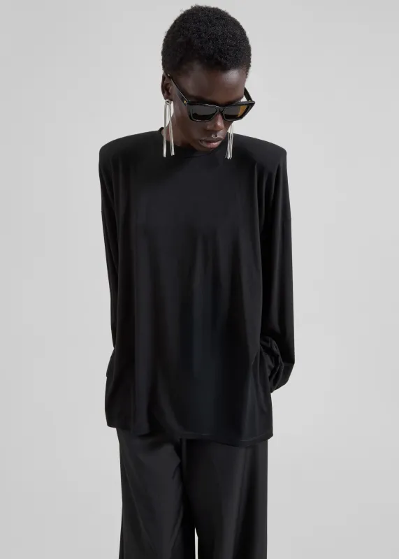 Ravvi Soft Padded Top - Black sold by Frankie Shop