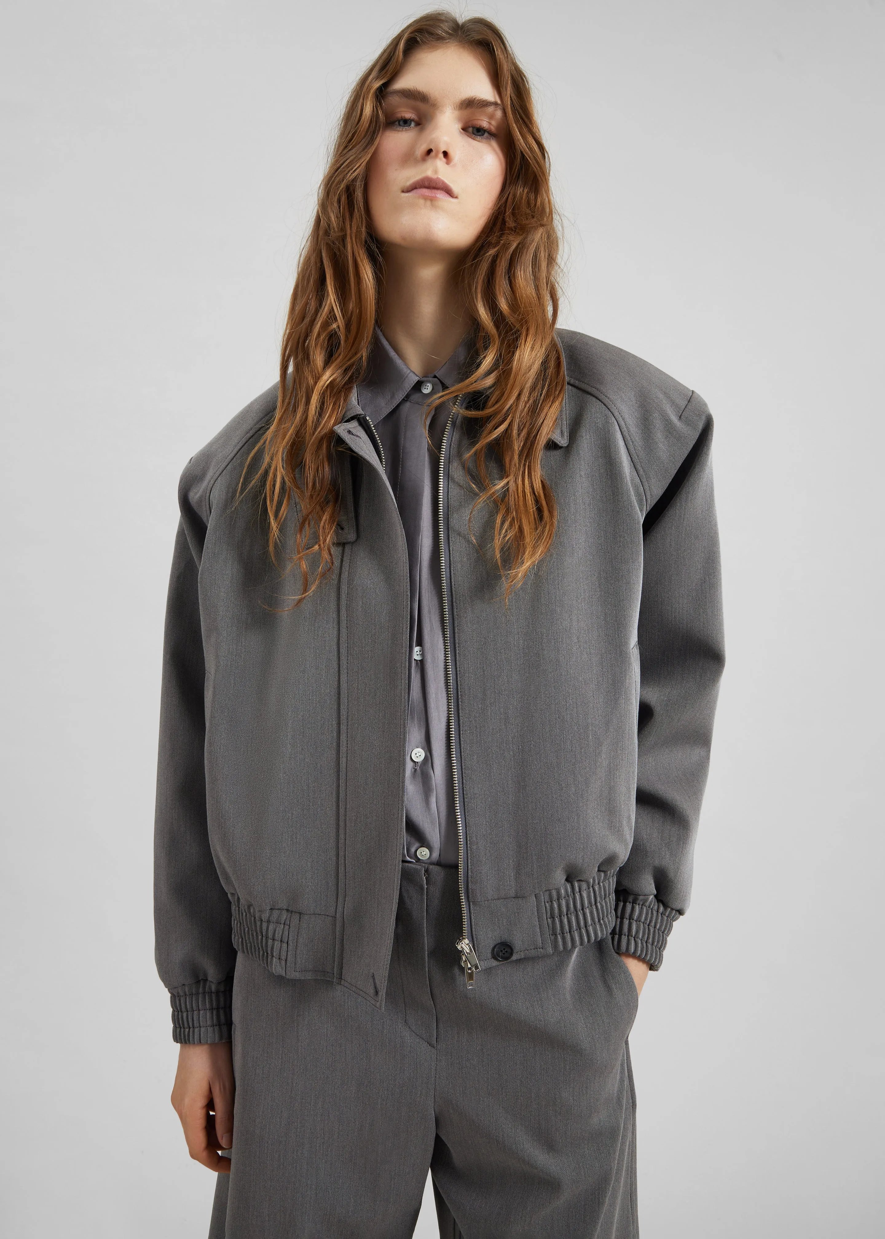 Vosges Padded Blouson Jacket - Grey sold by Frankie Shop product image thumbnail 2