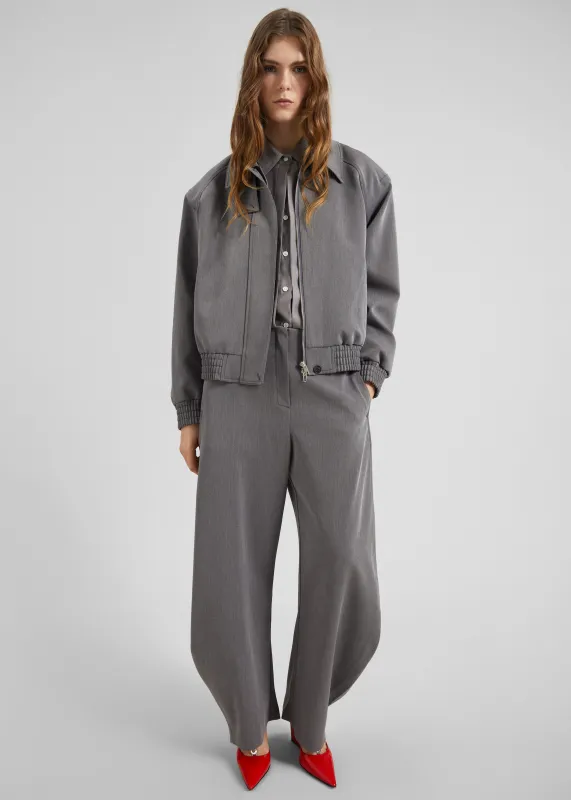 Vosges Padded Blouson Jacket - Grey sold by Frankie Shop