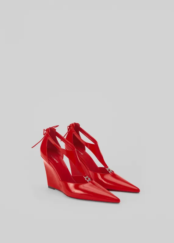 Coperni Wedge Stiletto - Red made by Coperni Paris