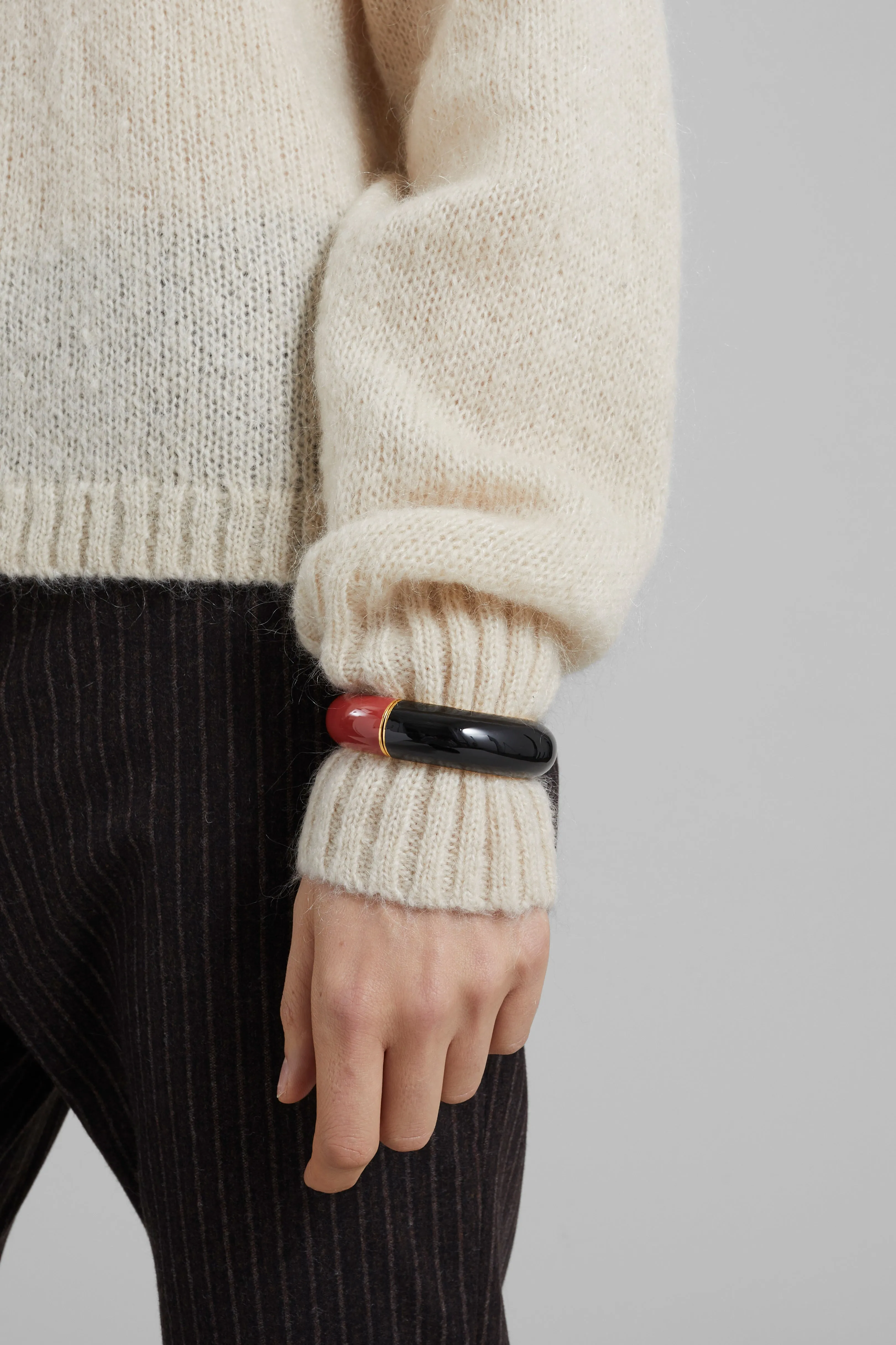 Bevza Two-Color Bracelet - Red/Black sold by Frankie Shop product image thumbnail 5