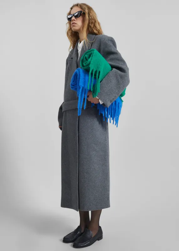 Olari Alpaca Blend Scarf - Green sold by Frankie Shop