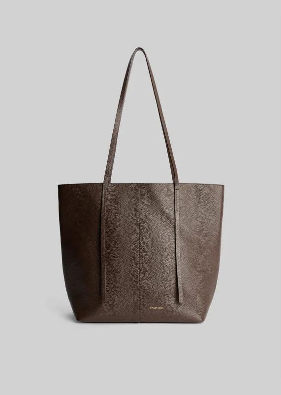 By Malene Birger Abilso Leather Tote Bag - Carafe sold by Frankie Shop