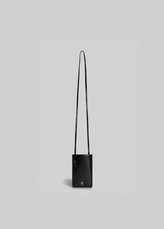 By Malene Birger Aya Phone Pouch - Black sold by Frankie Shop