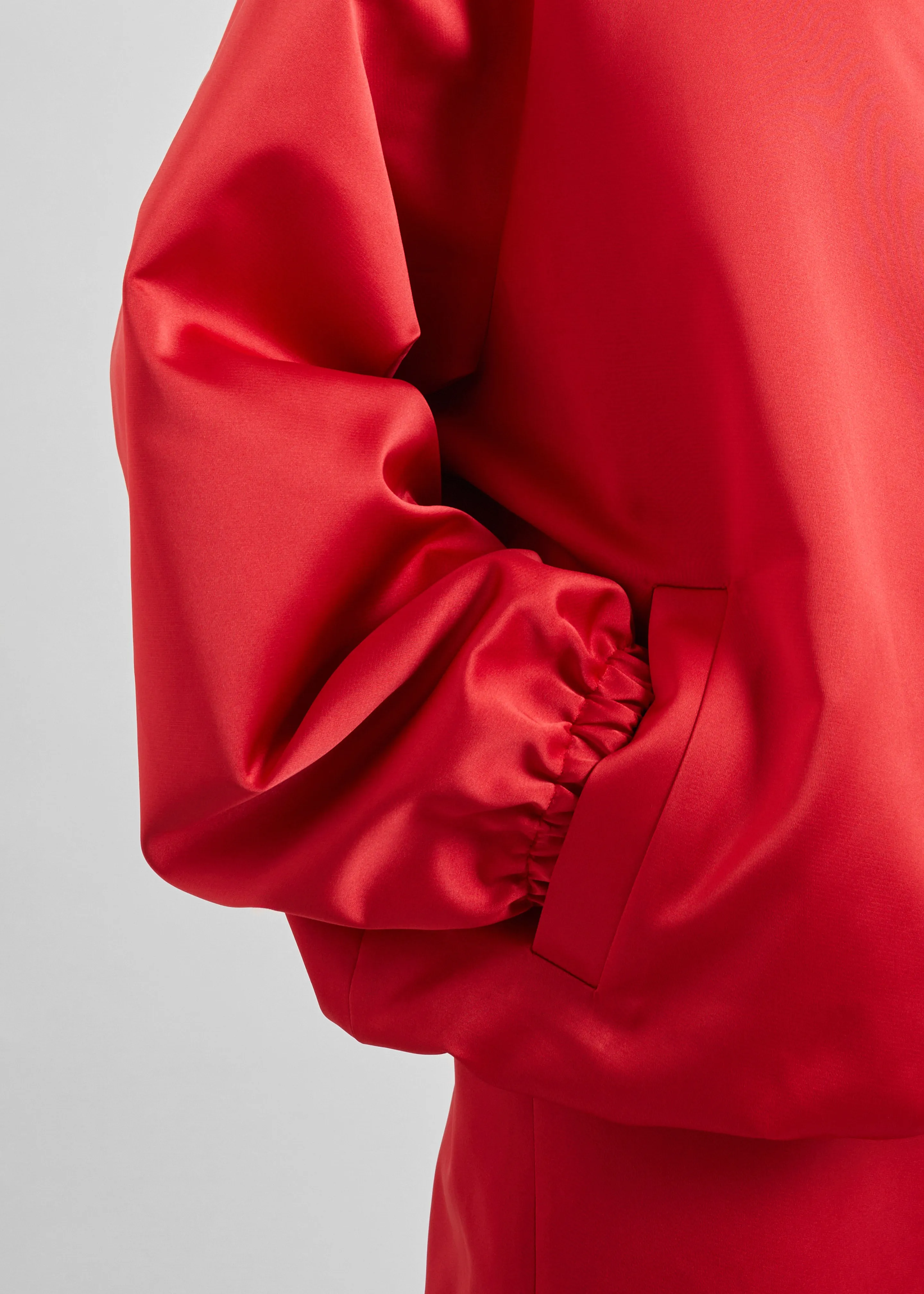 Baxter Satin Track Jacket - Red sold by Frankie Shop product image thumbnail 5