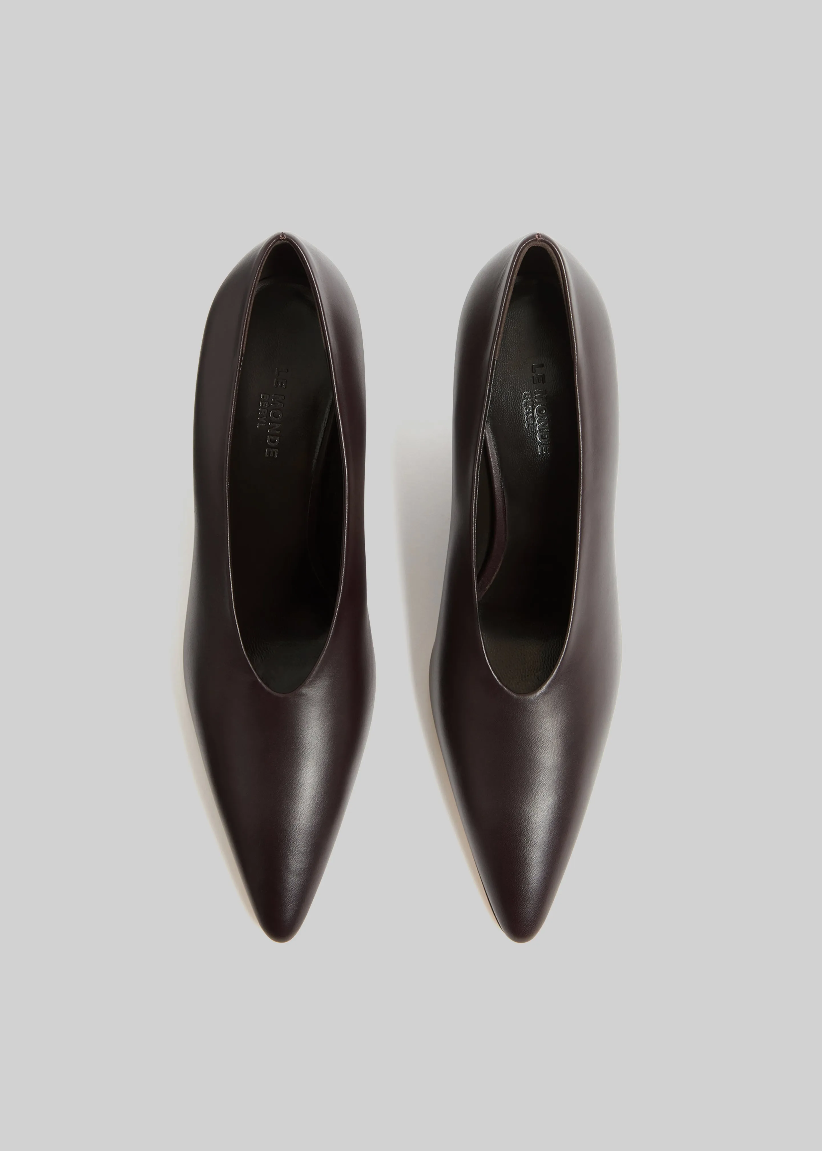 Le Monde Beryl Victoria Decolette Wedges - Plum sold by Frankie Shop product image thumbnail 2