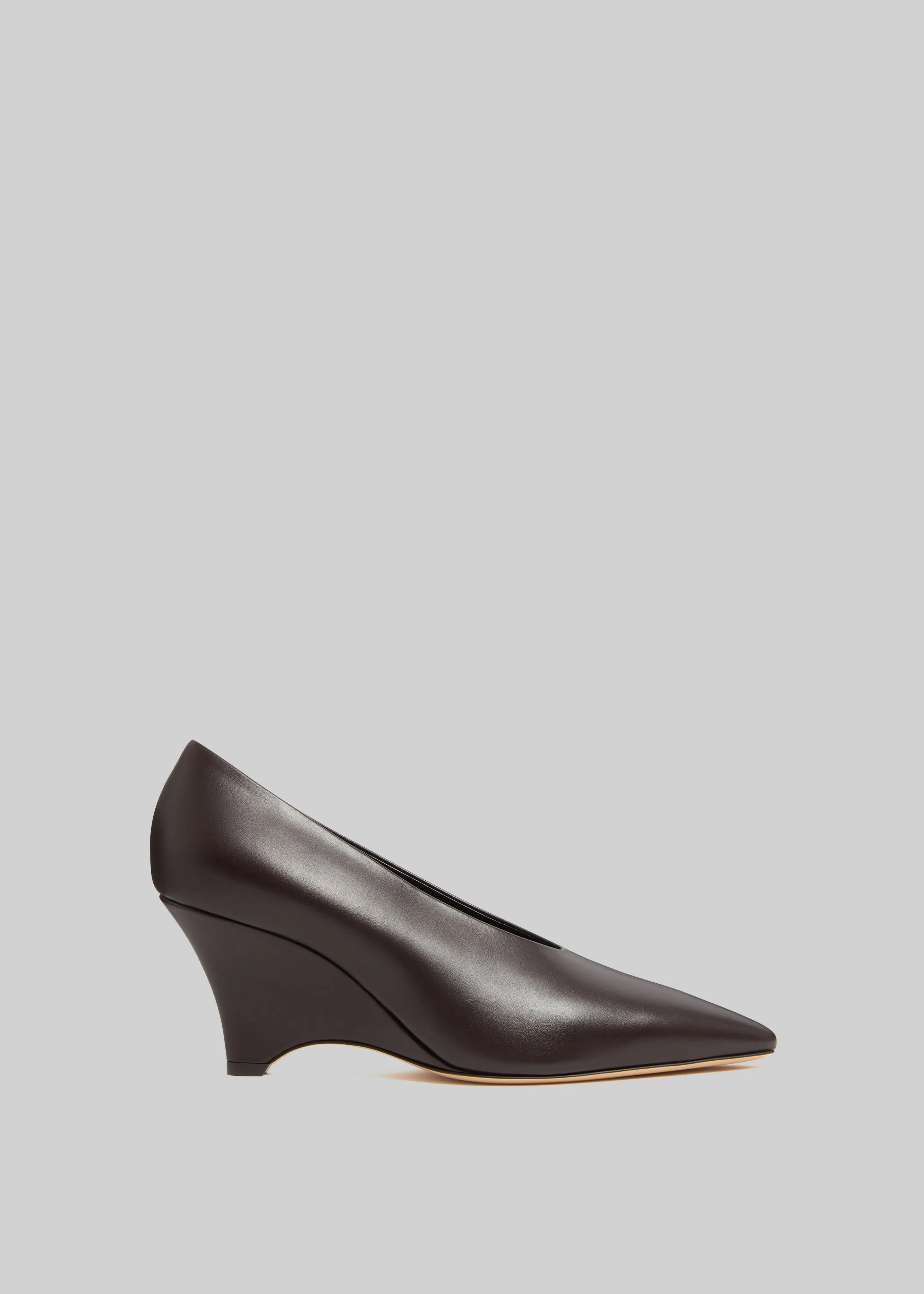 Le Monde Beryl Victoria Decolette Wedges - Plum sold by Frankie Shop product image thumbnail 4