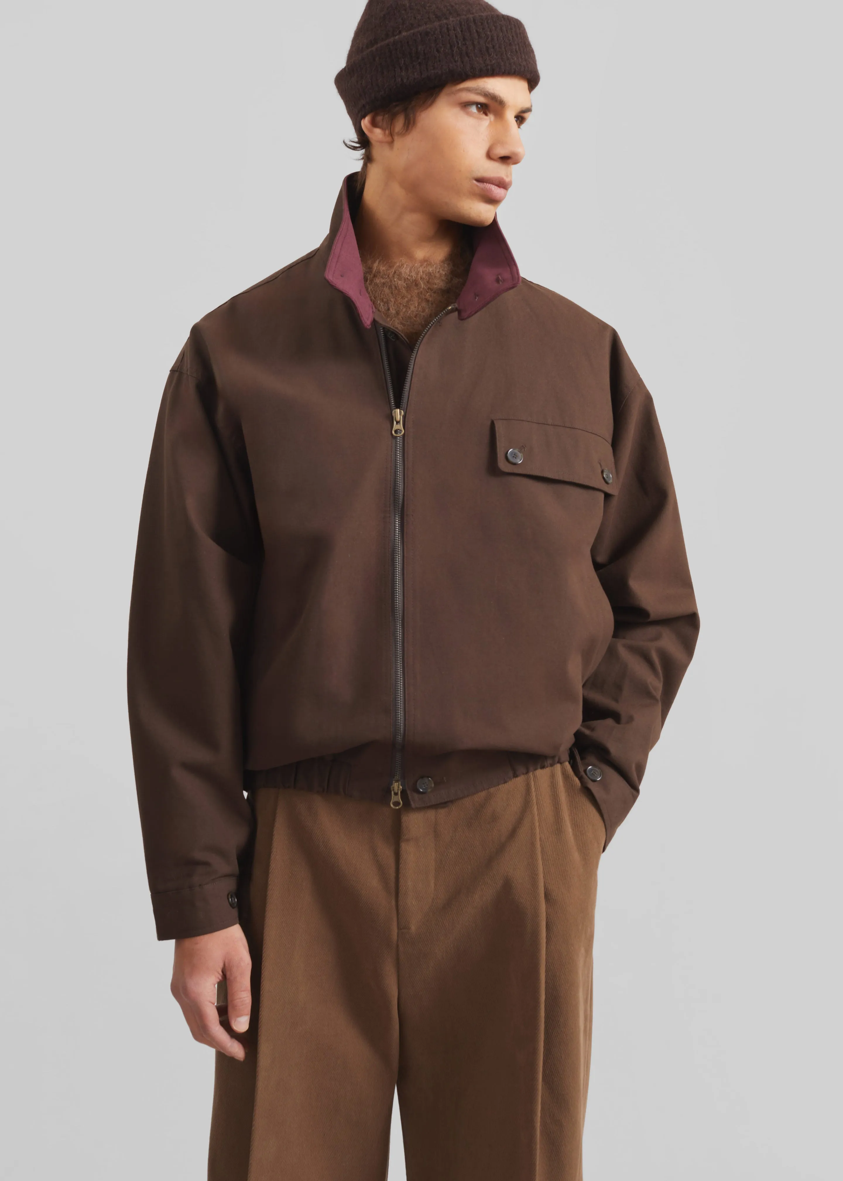 Holt Work Jacket - Brown sold by Frankie Shop product image thumbnail 5
