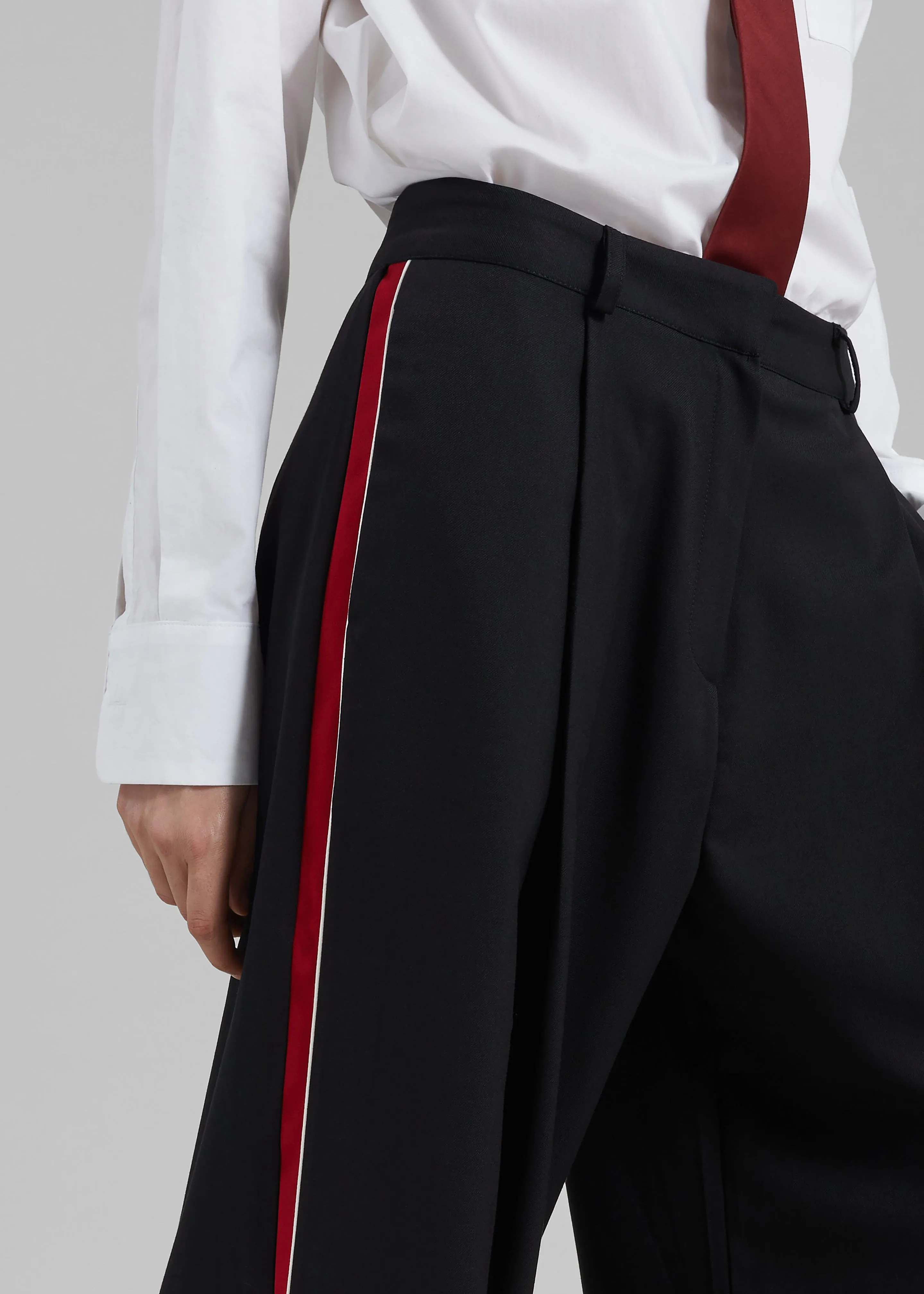 Nairn Contrast Stripe Pants - Black sold by Frankie Shop product image thumbnail 5