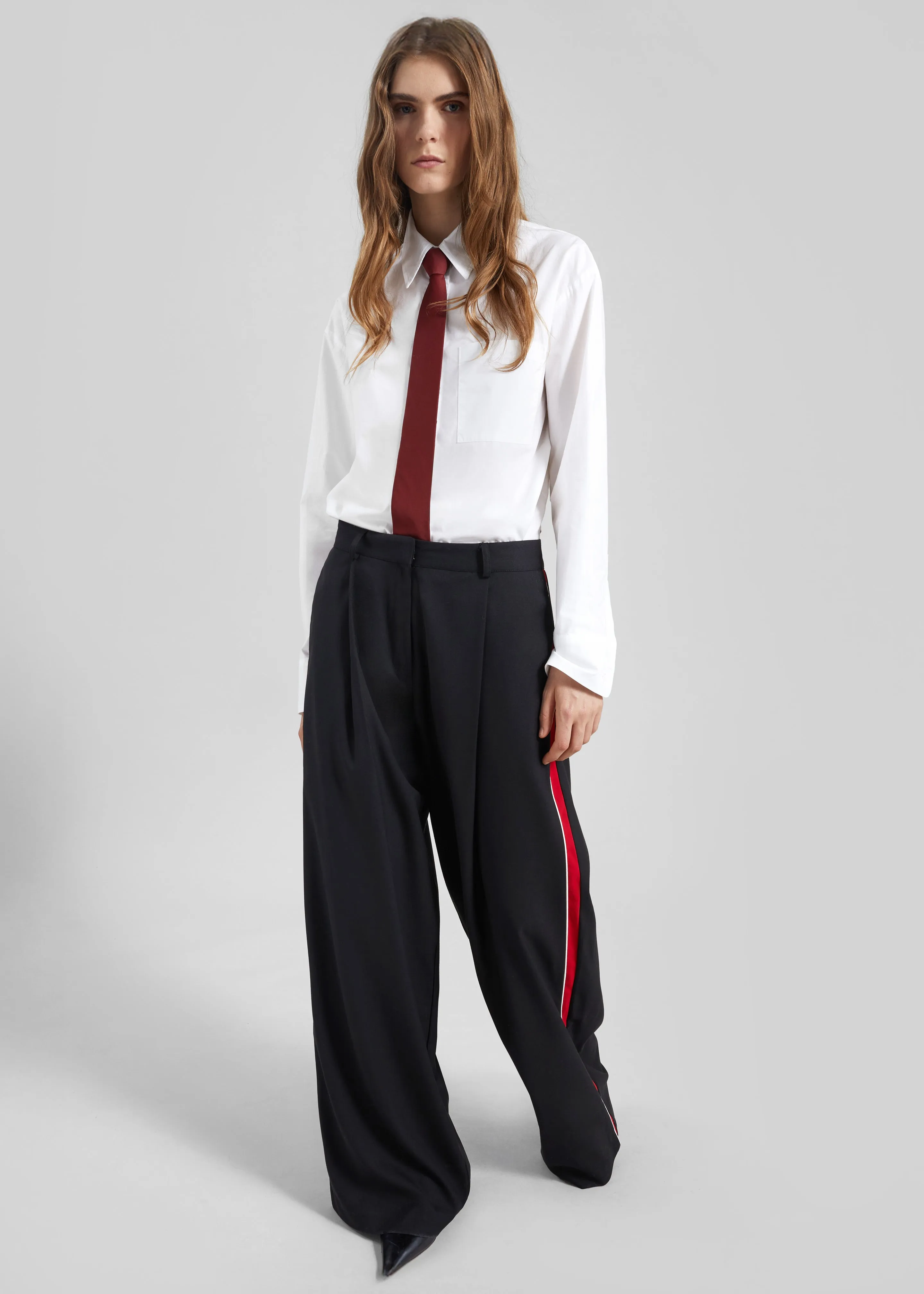 Nairn Contrast Stripe Pants - Black sold by Frankie Shop product image thumbnail 3