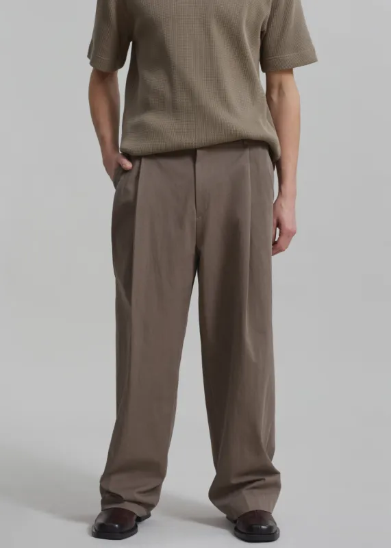 Brandon Trousers - Brown sold by Frankie Shop