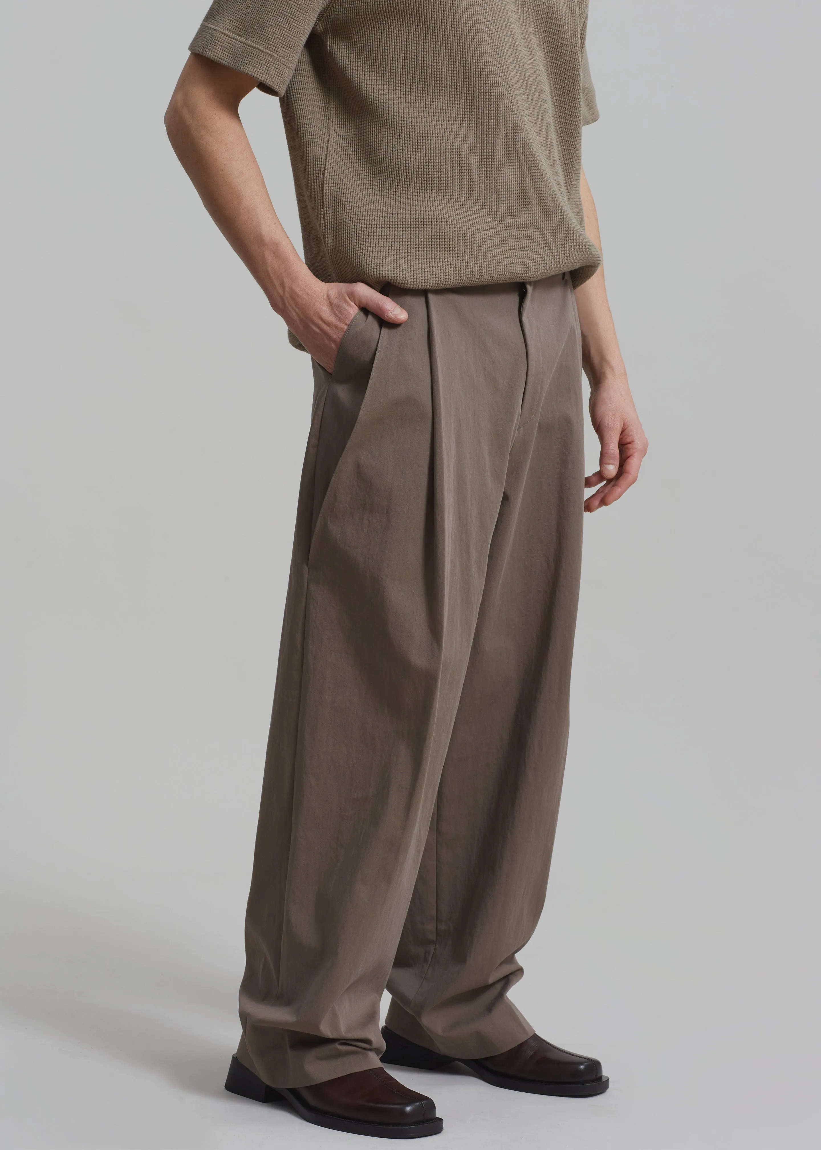 Brandon Trousers - Brown sold by Frankie Shop product image thumbnail 4