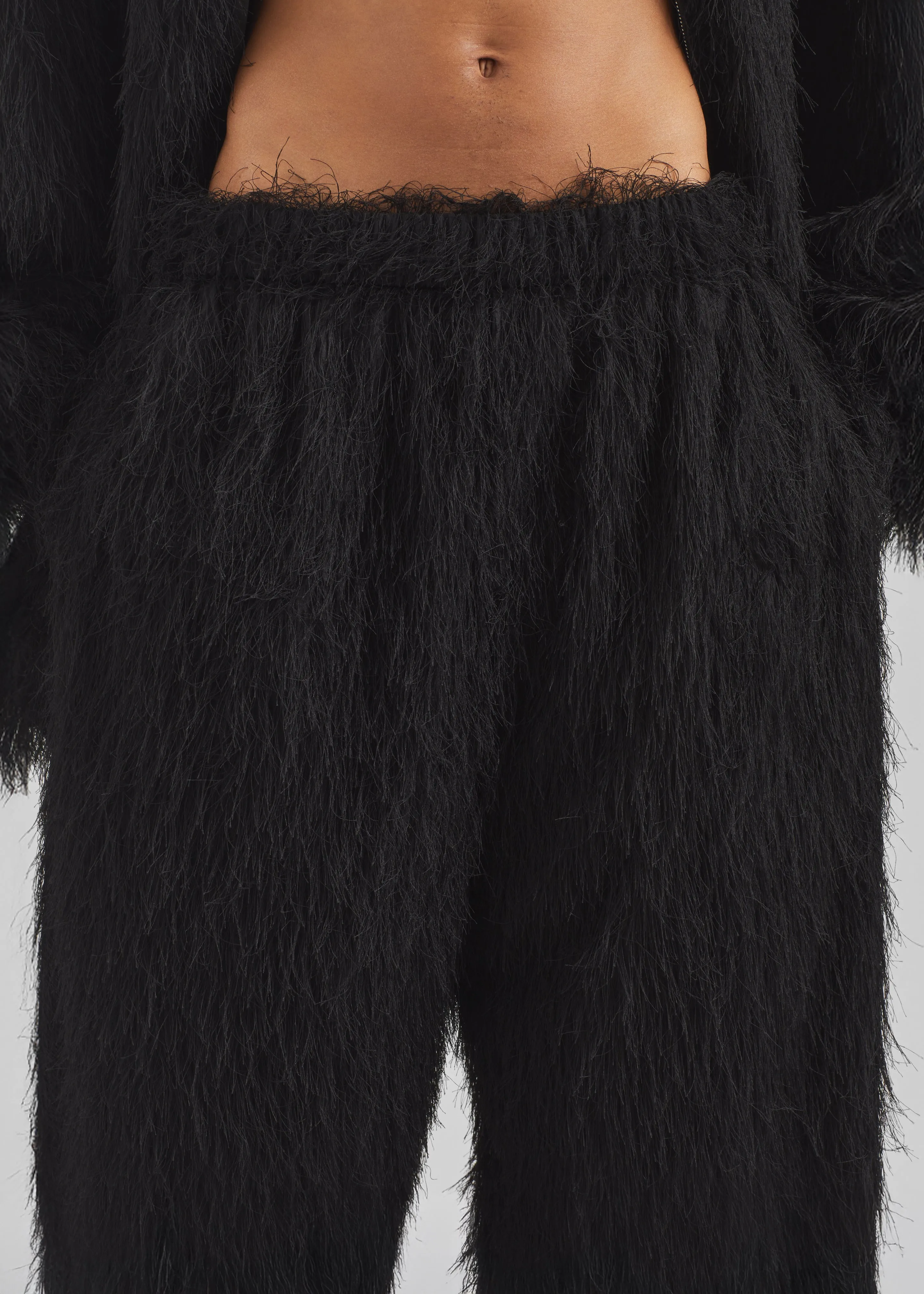 Baxter Fringed Track Pants - Black sold by Frankie Shop product image thumbnail 3