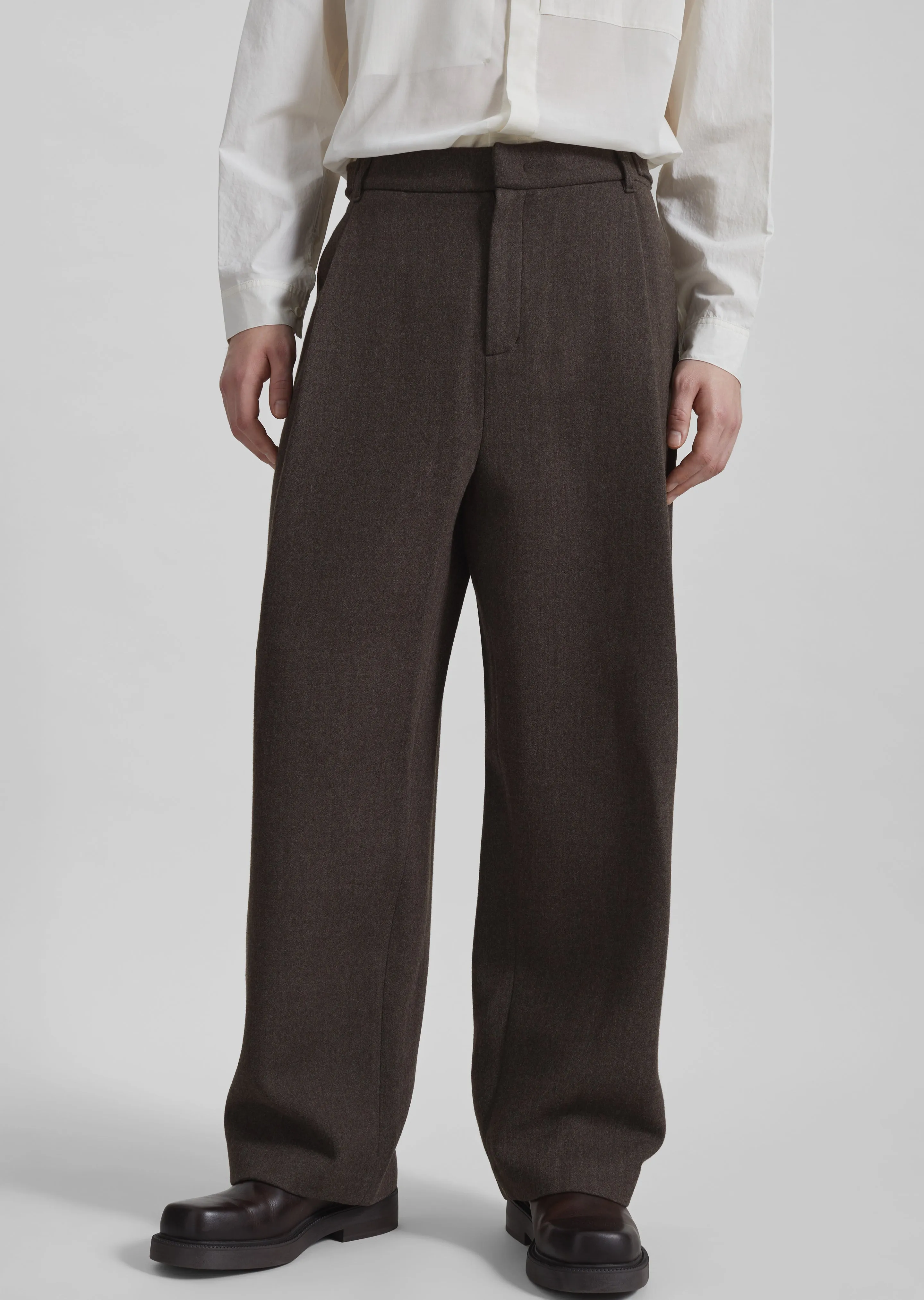 Amomento Wool Martin Pants - Brown sold by Frankie Shop product image thumbnail 5