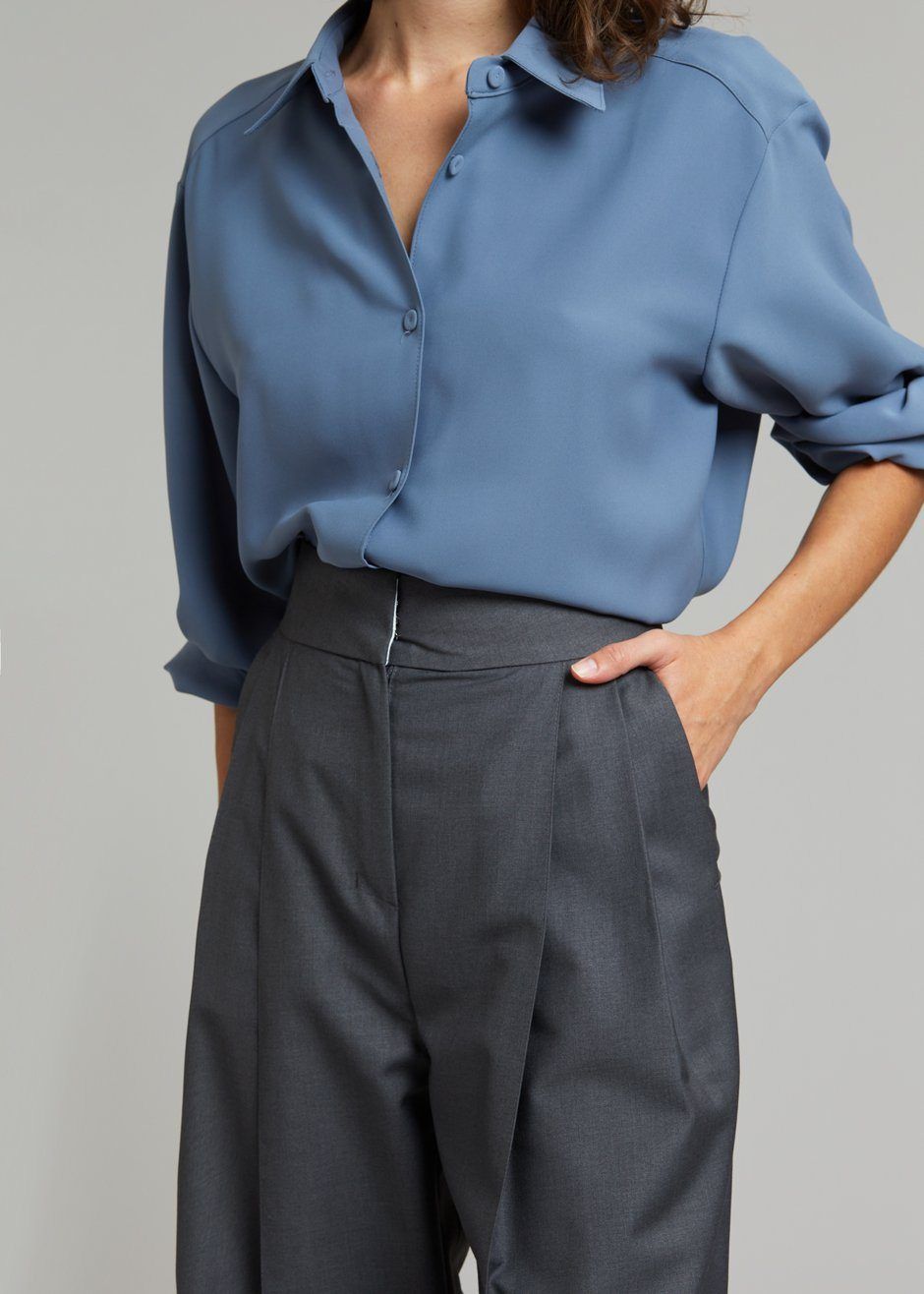 Cyril Trousers - Asphalt sold by Frankie Shop product image thumbnail 3