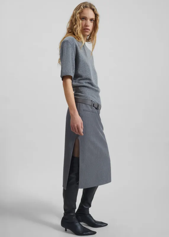 Covert Tube Skirt - Grey sold by Frankie Shop