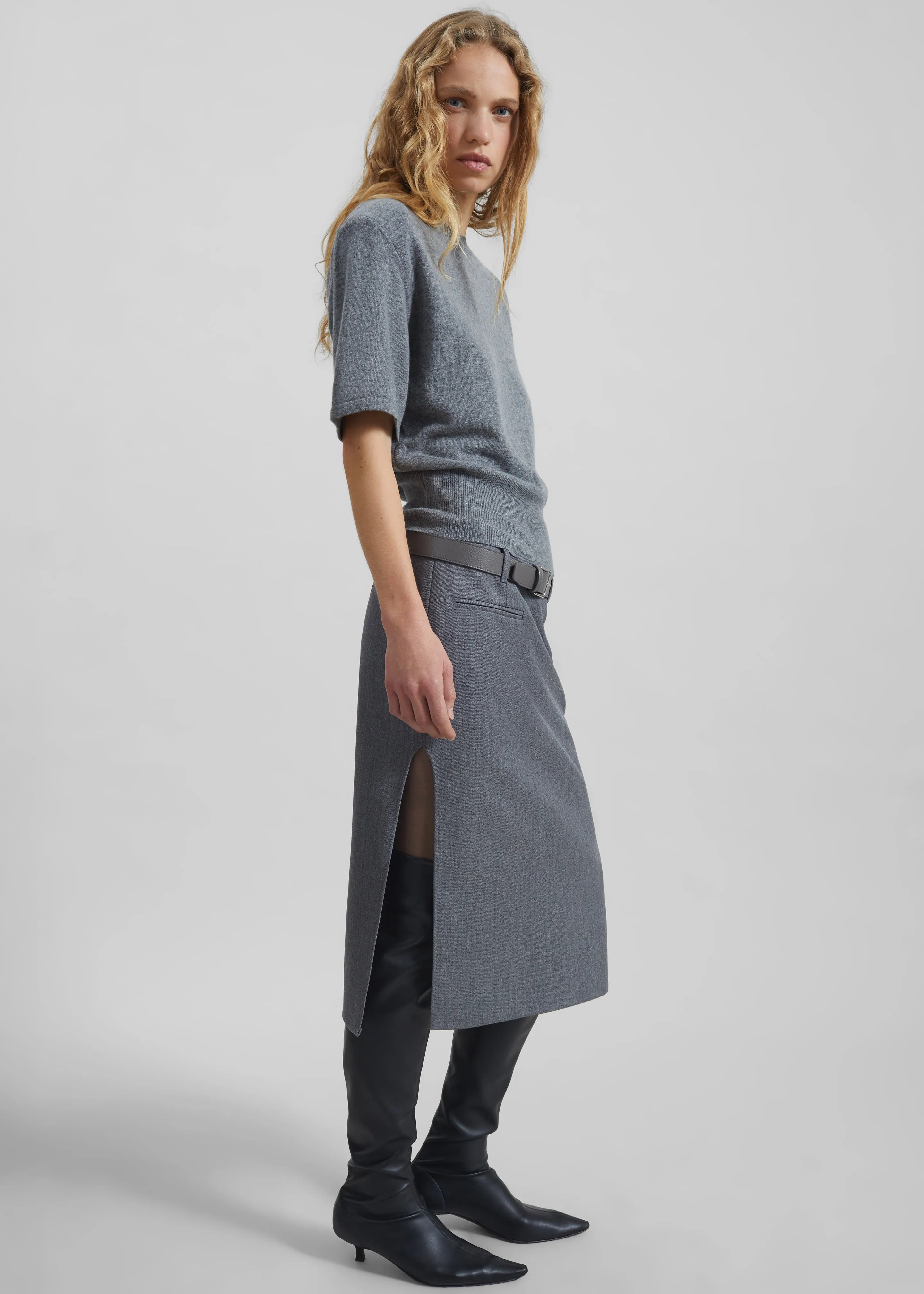 Covert Tube Skirt - Grey sold by Frankie Shop