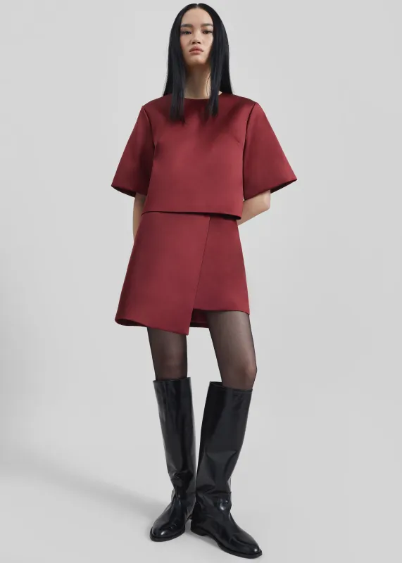 By Malene Birger Hania Top - Cabernet sold by Frankie Shop