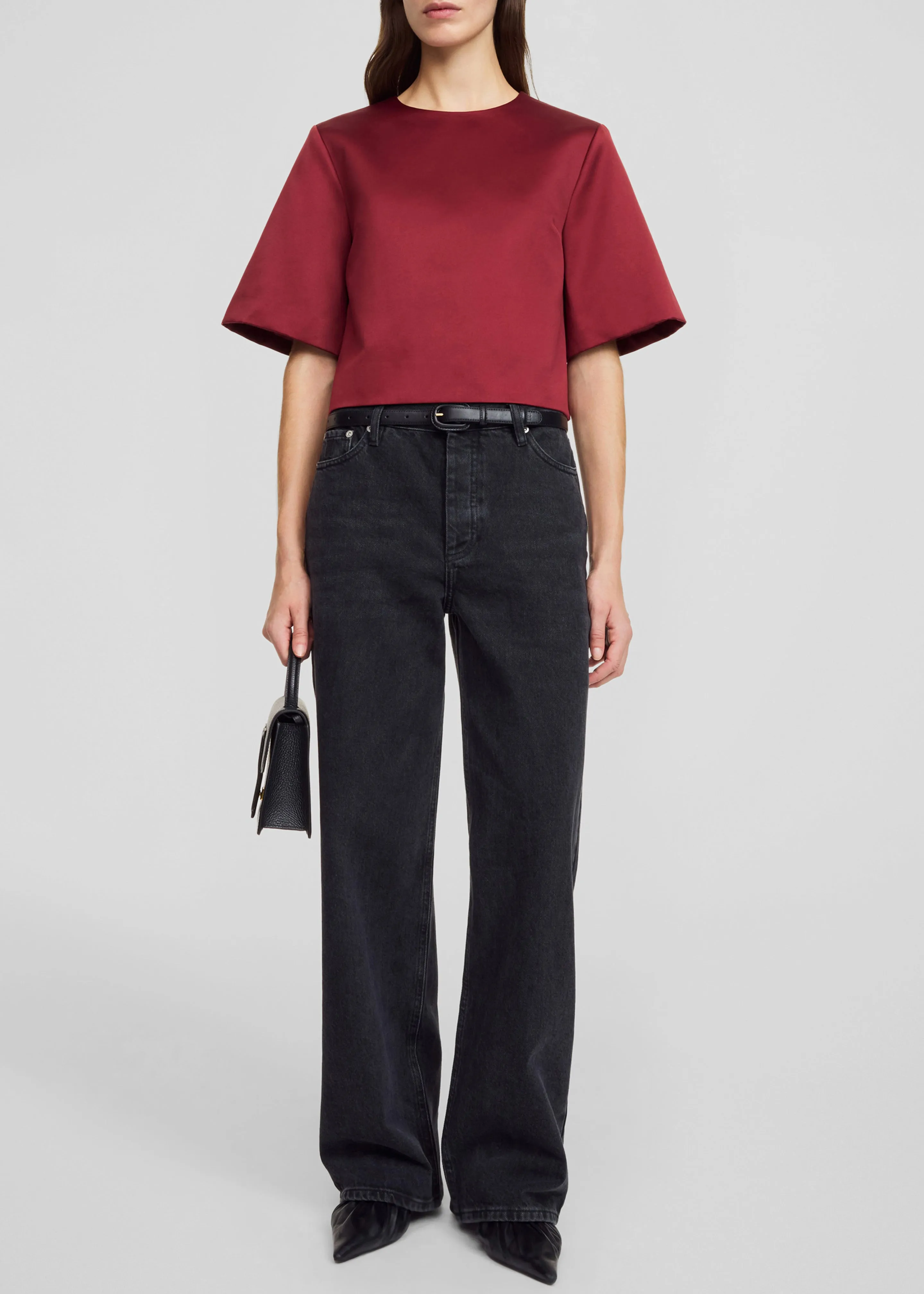 By Malene Birger Hania Top - Cabernet sold by Frankie Shop product image thumbnail 4