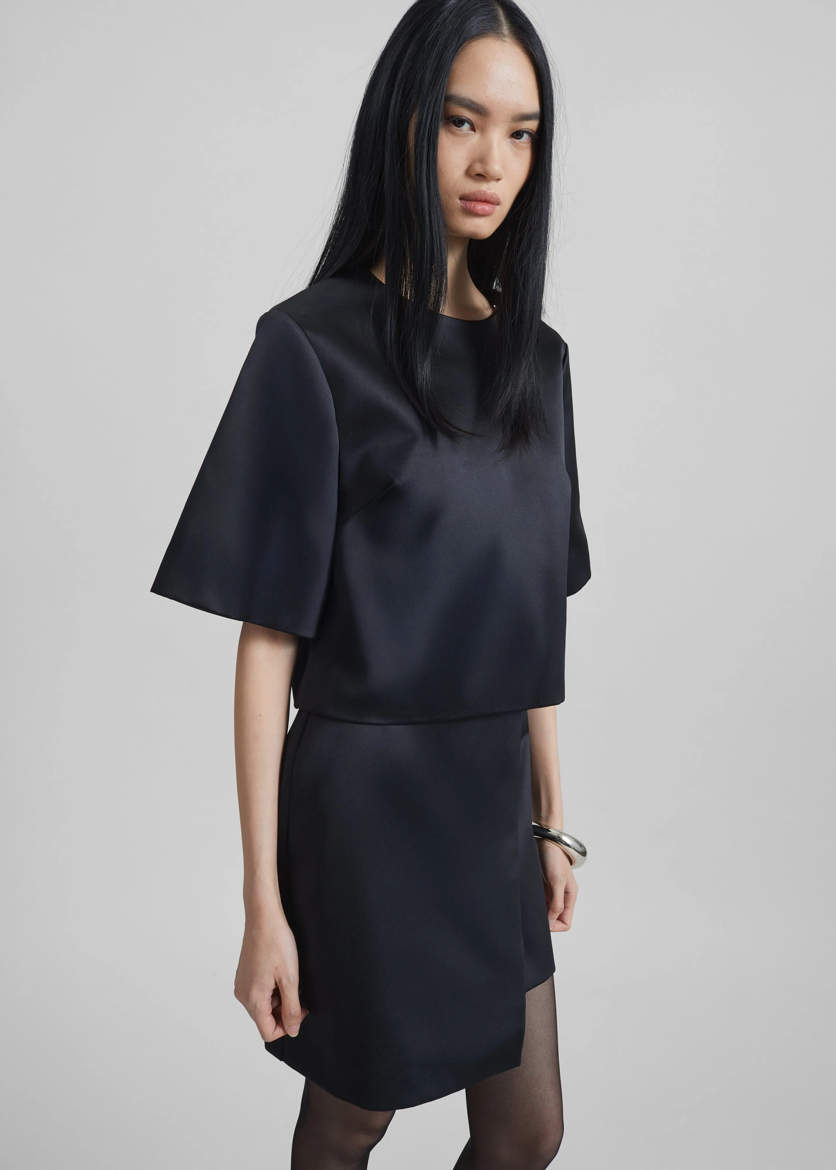 By Malene Birger Hania Top - Black sold by Frankie Shop product image thumbnail 4