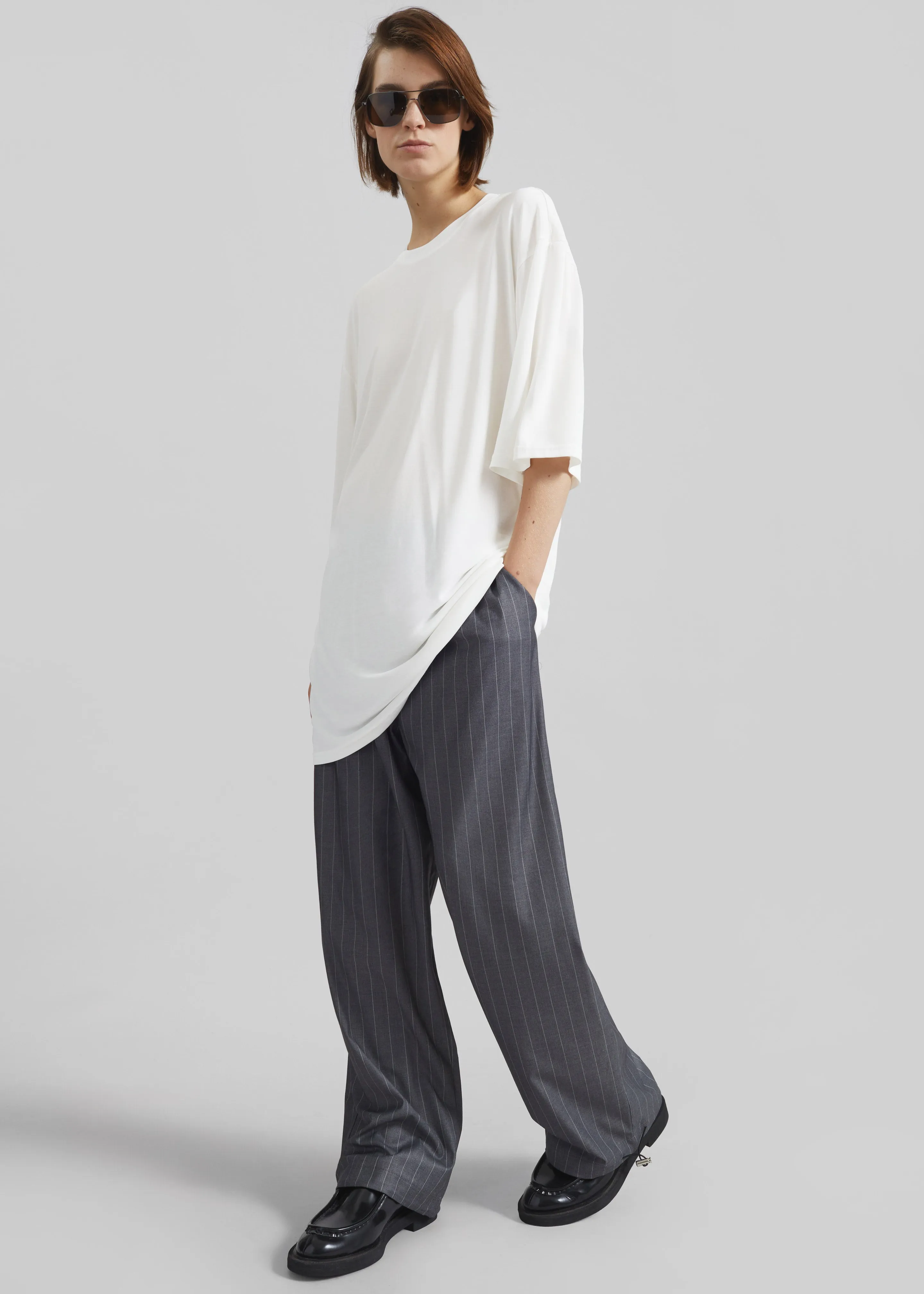 Oberon Soft Oversized T-Shirt - White sold by Frankie Shop product image thumbnail 2