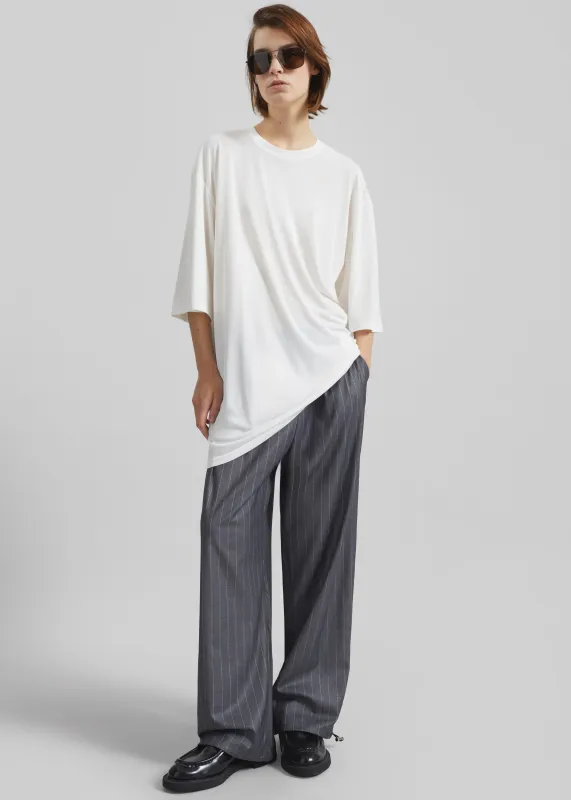 Oberon Soft Oversized T-Shirt - White sold by Frankie Shop