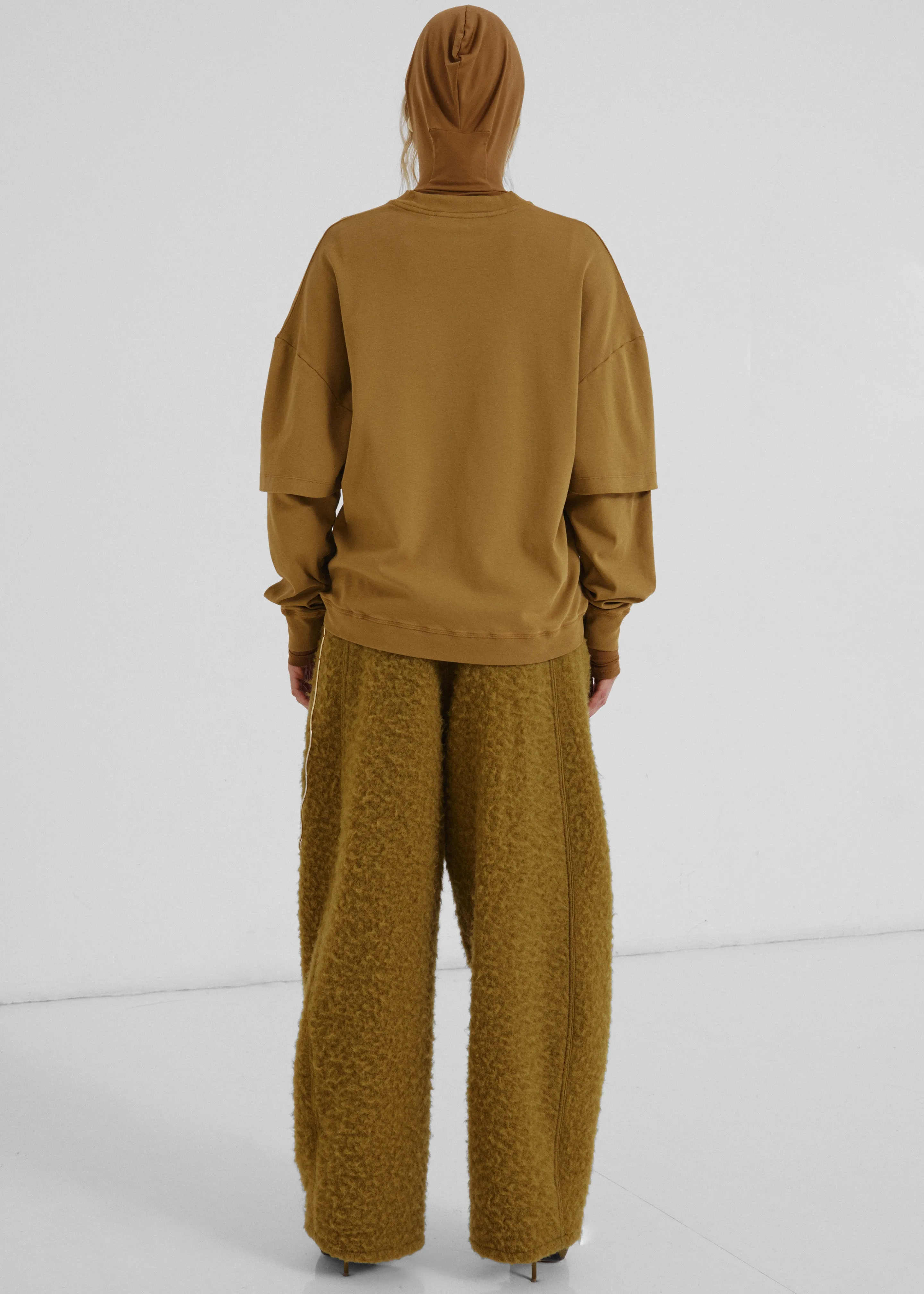 Darkpark Troy Double Sleeve Tee - Ochre sold by Frankie Shop product image thumbnail 4