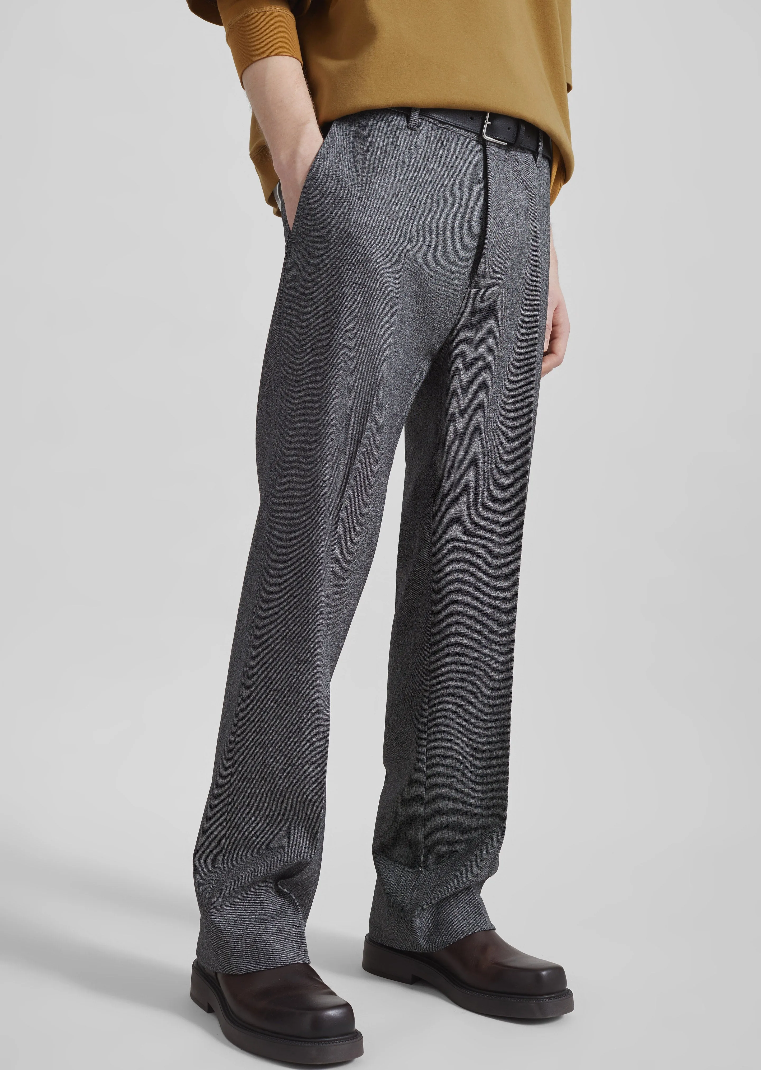 Covert Tailored Trousers - Grey sold by Frankie Shop