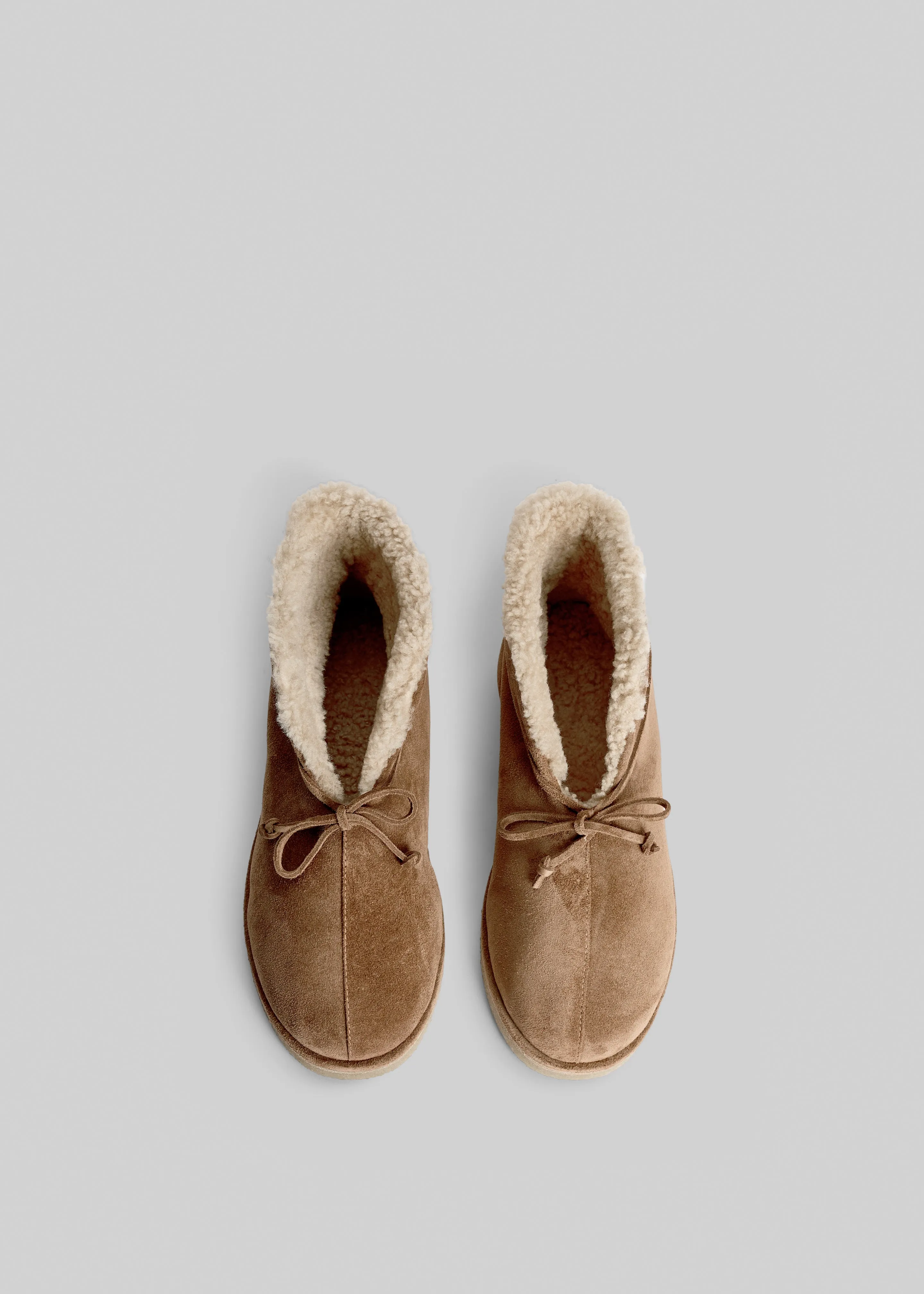 By Malene Birger Romma Shearling Boots - Tobacco Brown sold by Frankie Shop product image thumbnail 3