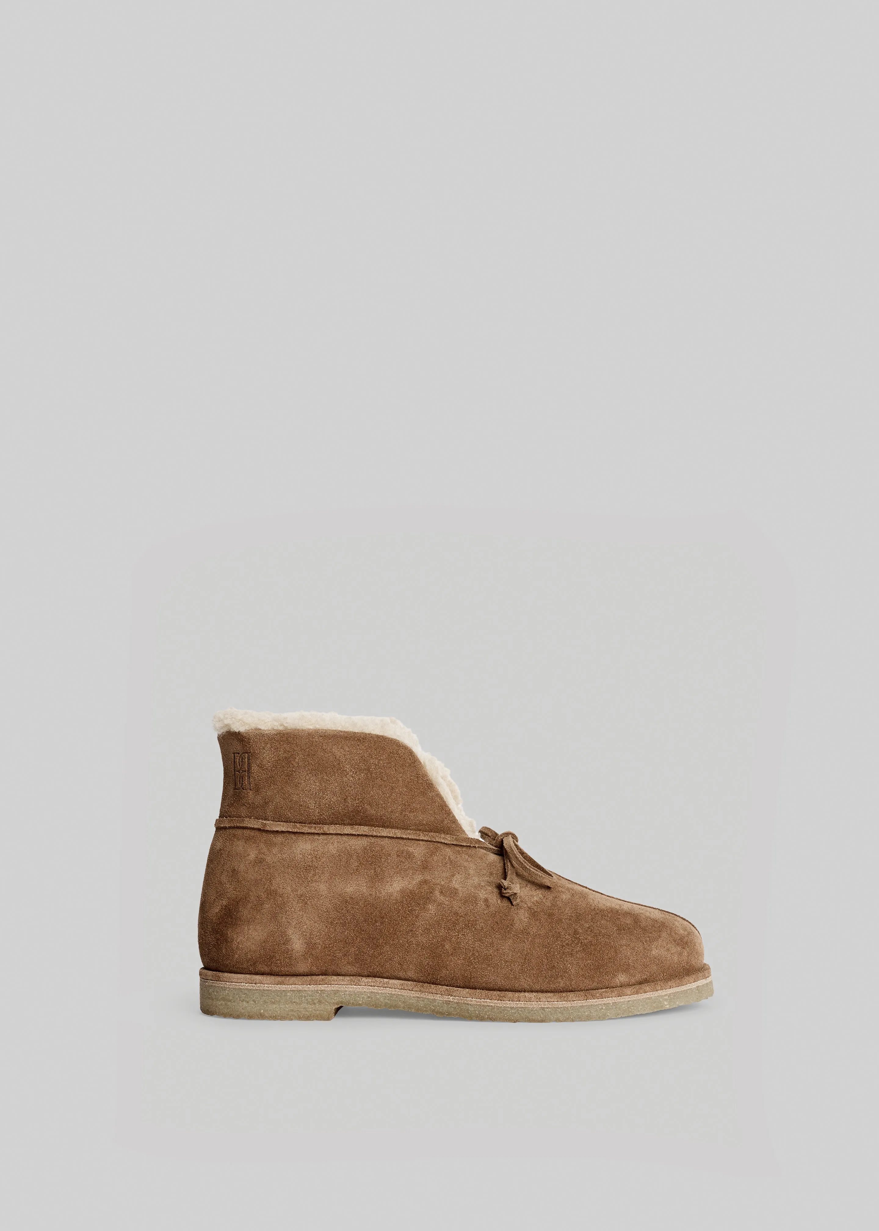 By Malene Birger Romma Shearling Boots - Tobacco Brown sold by Frankie Shop product image thumbnail 4