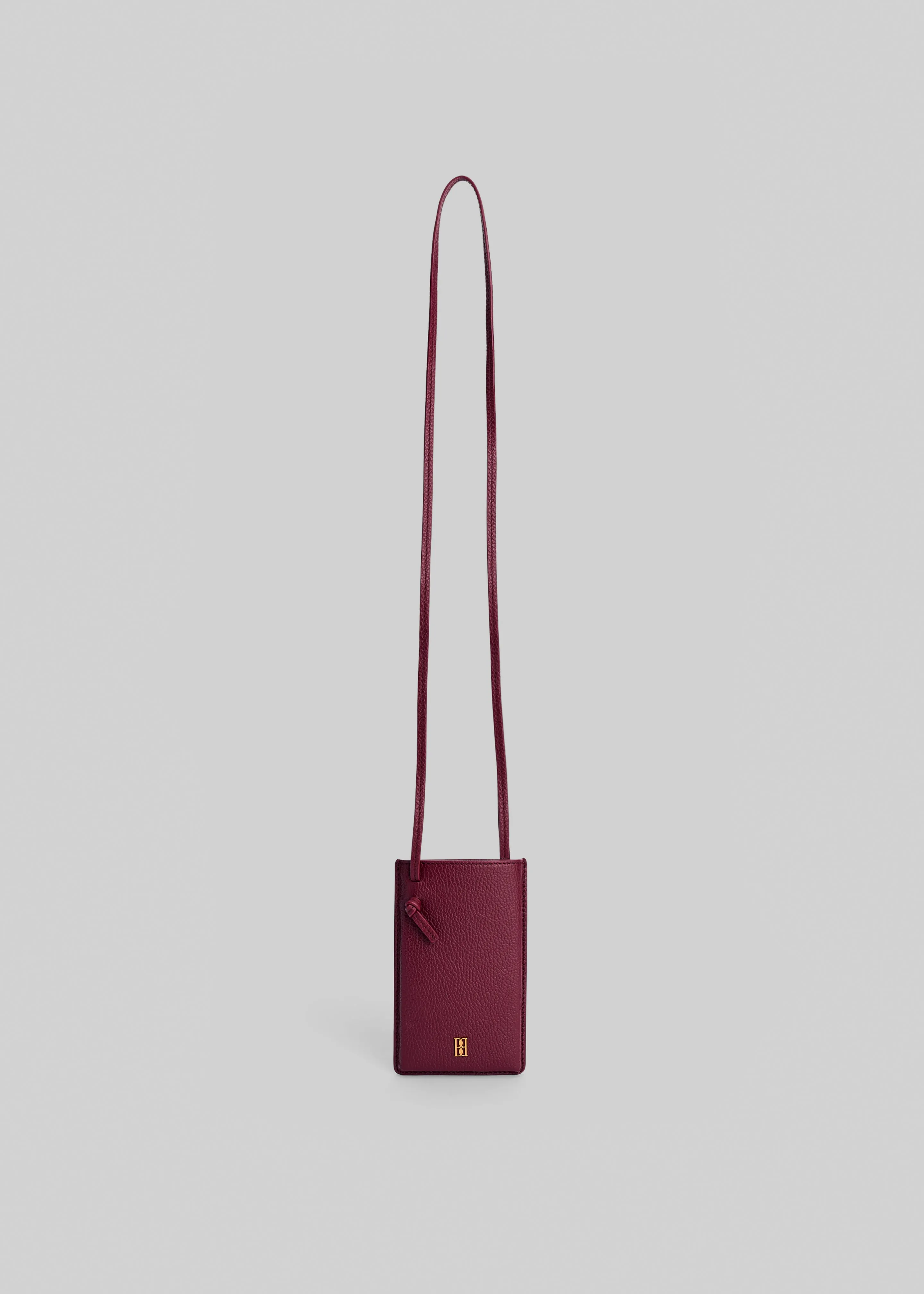 By Malene Birger Aya Phone Leather Pouch - Cabernet sold by Frankie Shop product image thumbnail 3