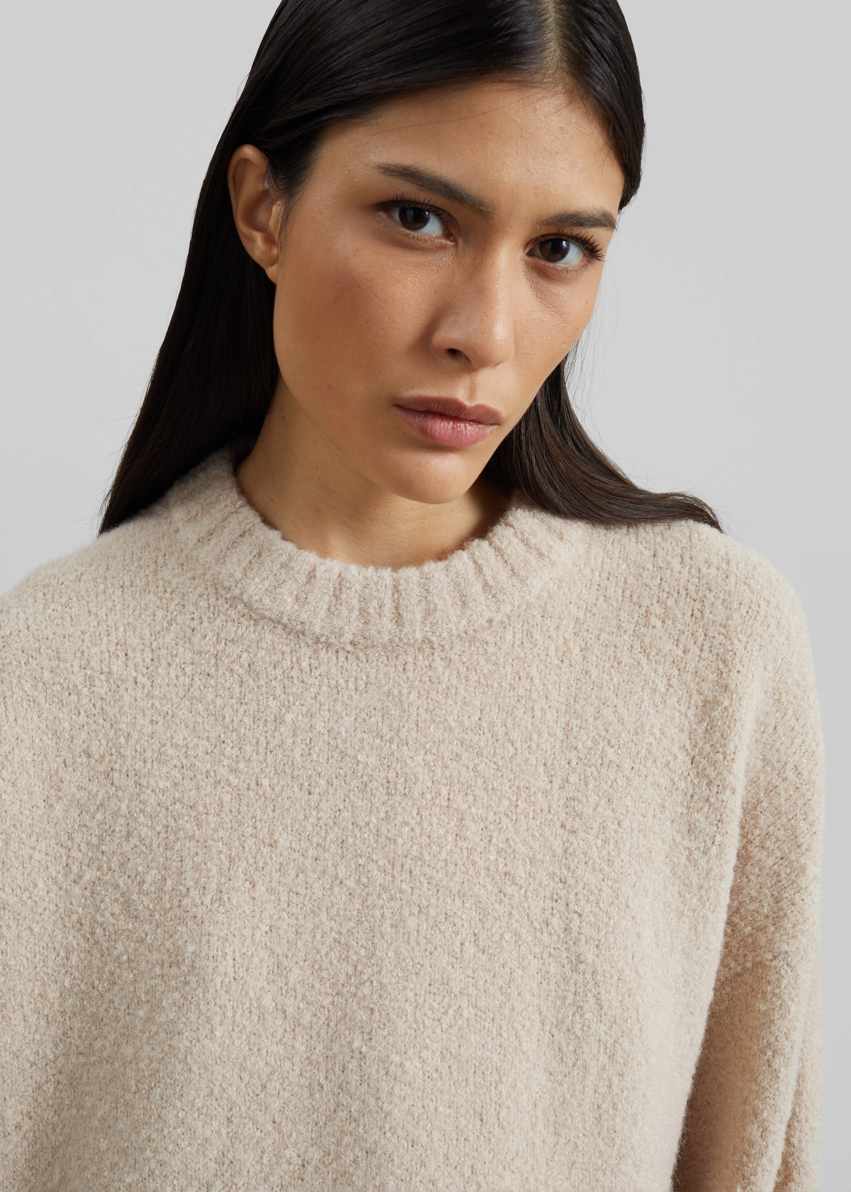 Amish Supplies Crewneck Sweater - Beige sold by Frankie Shop product image thumbnail 3