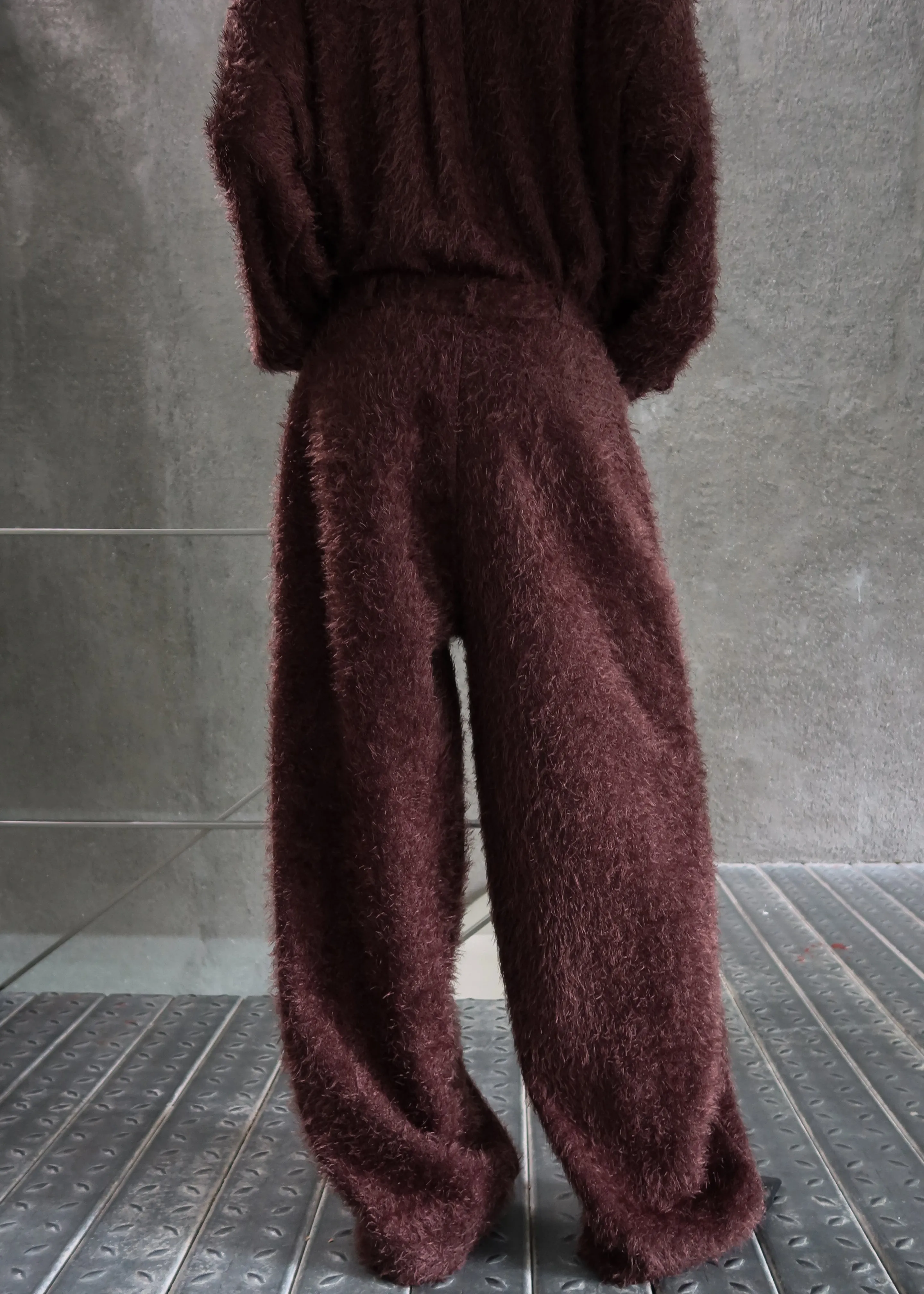 Melker Furry Pants - Mauve Brown sold by Frankie Shop product image thumbnail 4