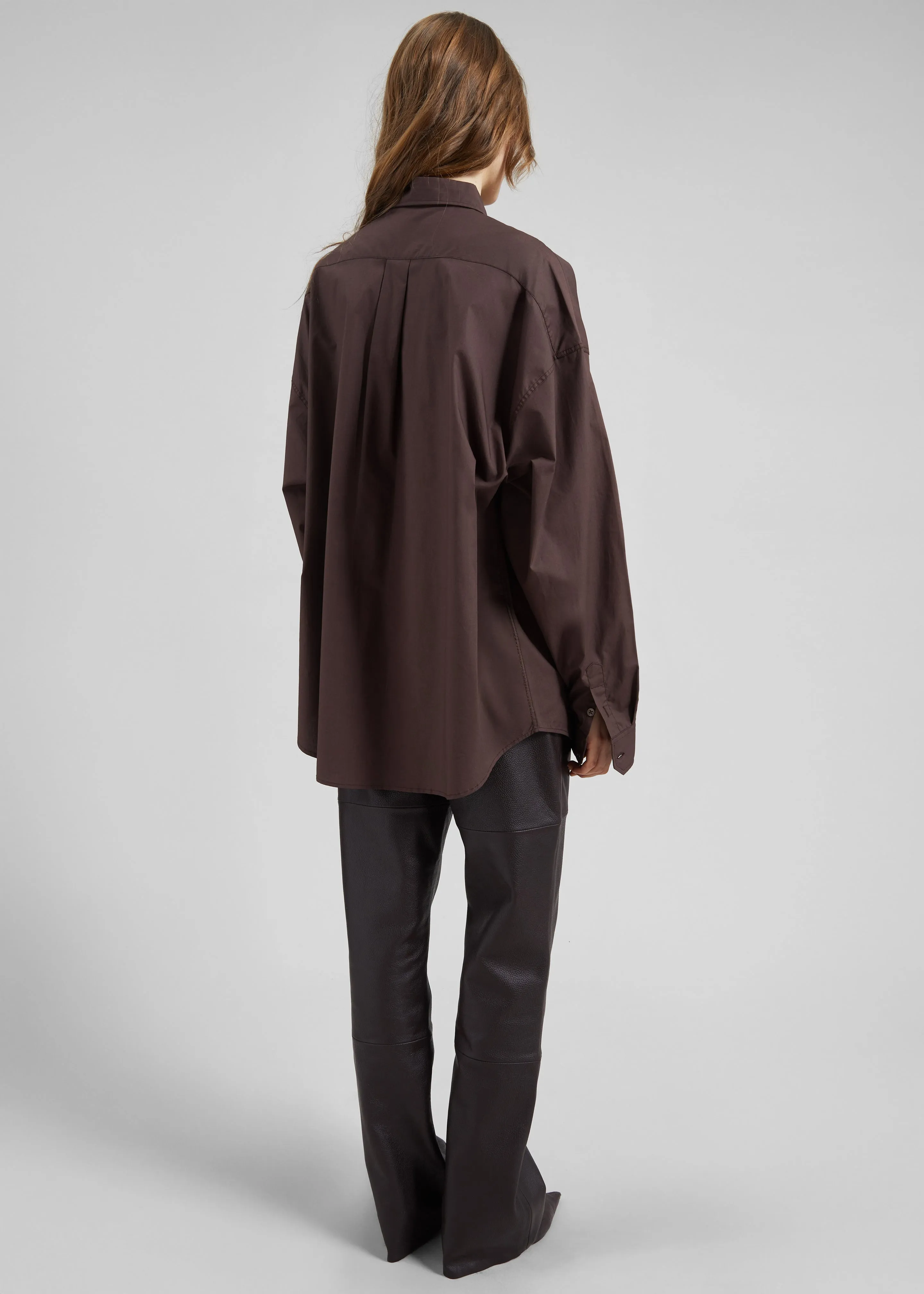Jorhat Shirt - Dark Brown sold by Frankie Shop product image thumbnail 5