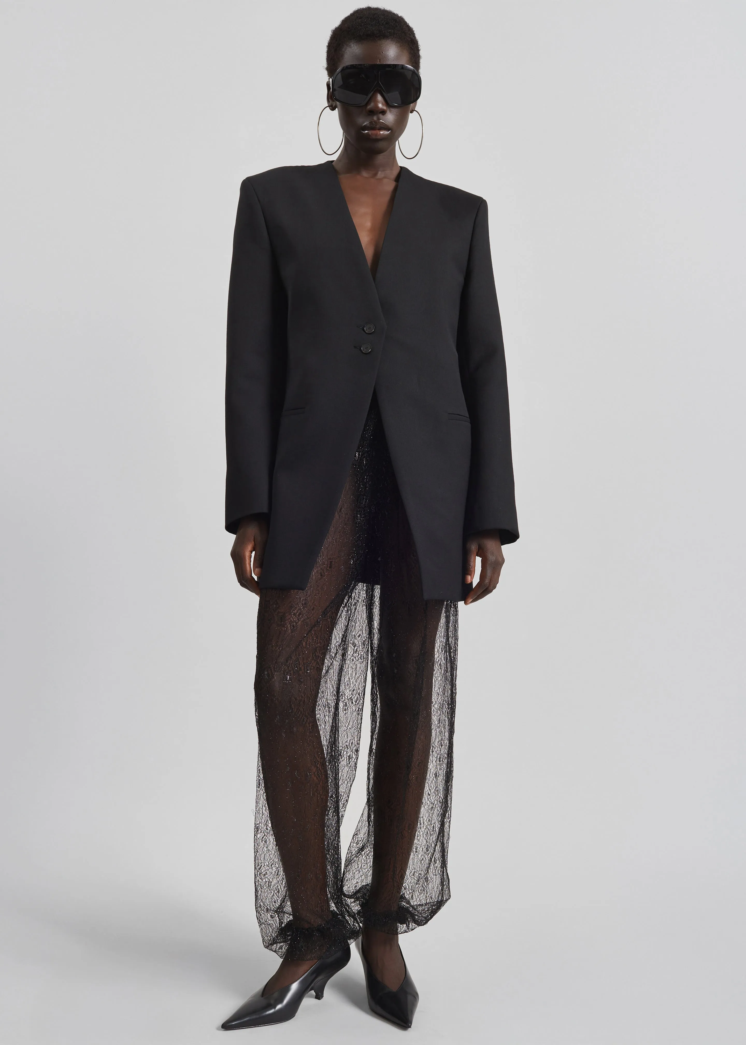 Orissa Lace Balloon Pants - Black sold by Frankie Shop product image thumbnail 3