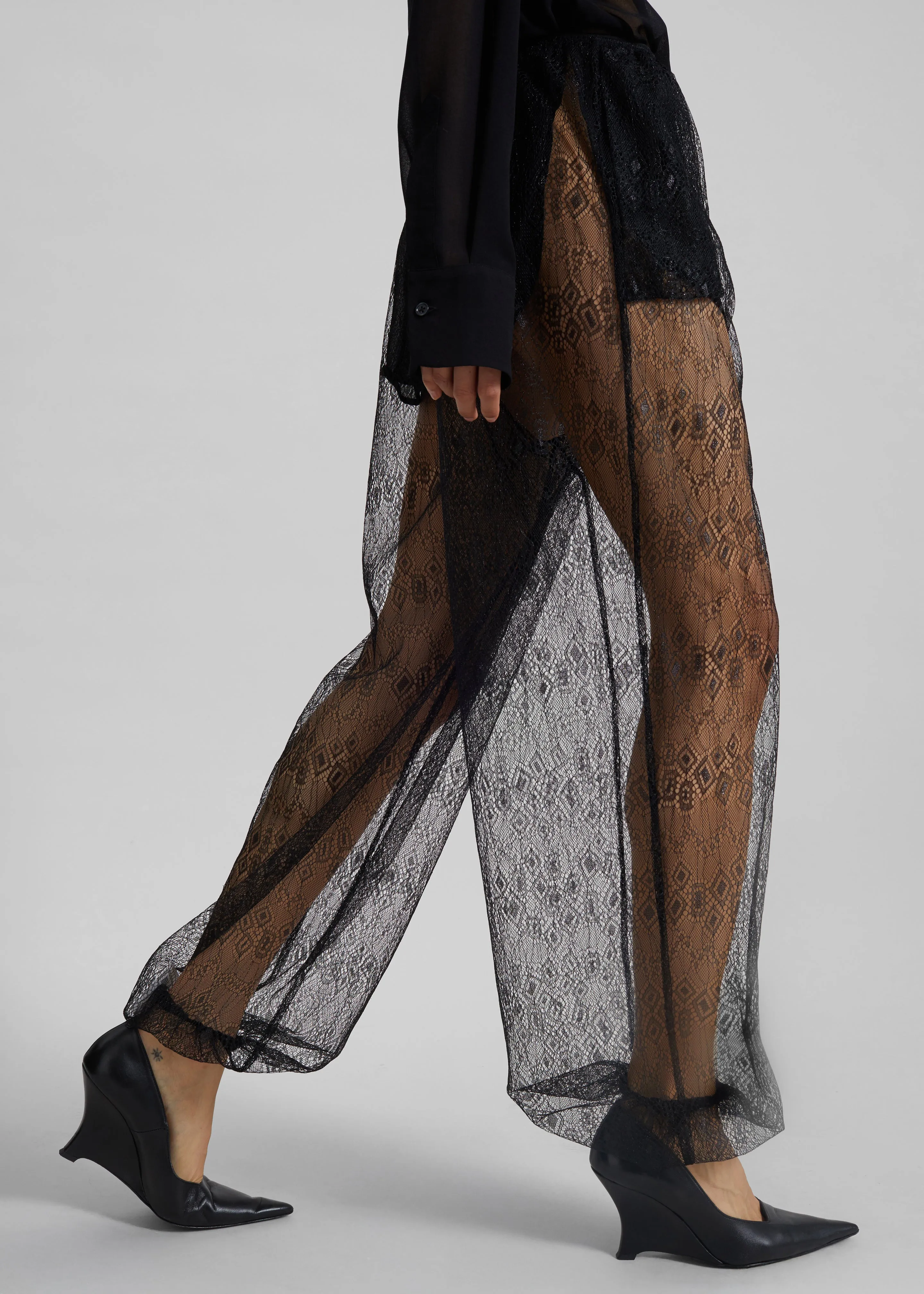 Orissa Lace Balloon Pants - Black sold by Frankie Shop product image thumbnail 4