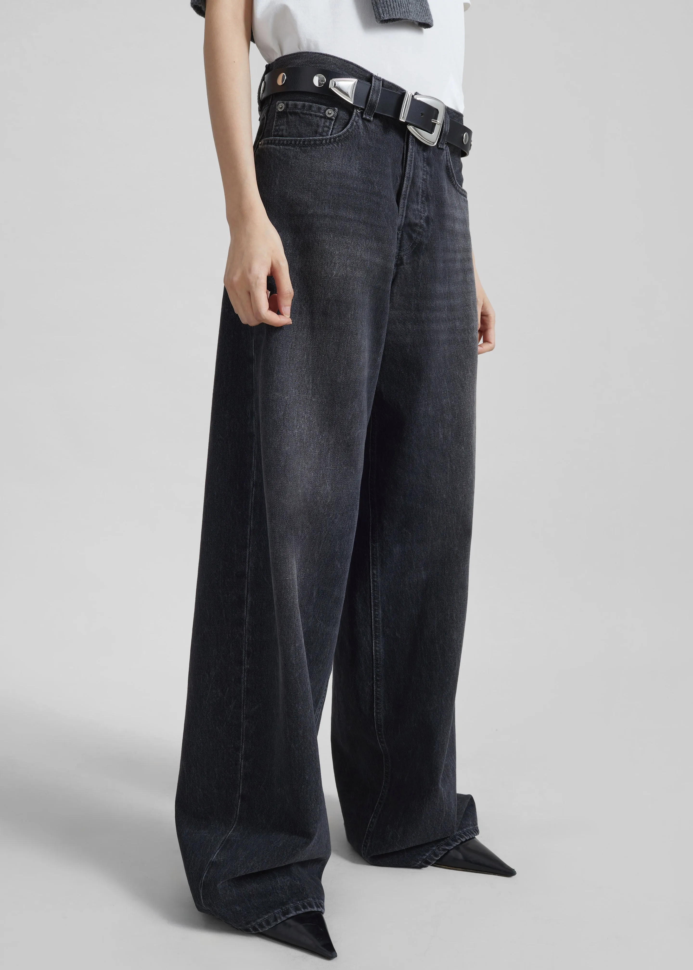 Haikure Bethany Jeans - Authentic Black Wash sold by Frankie Shop product image thumbnail 5