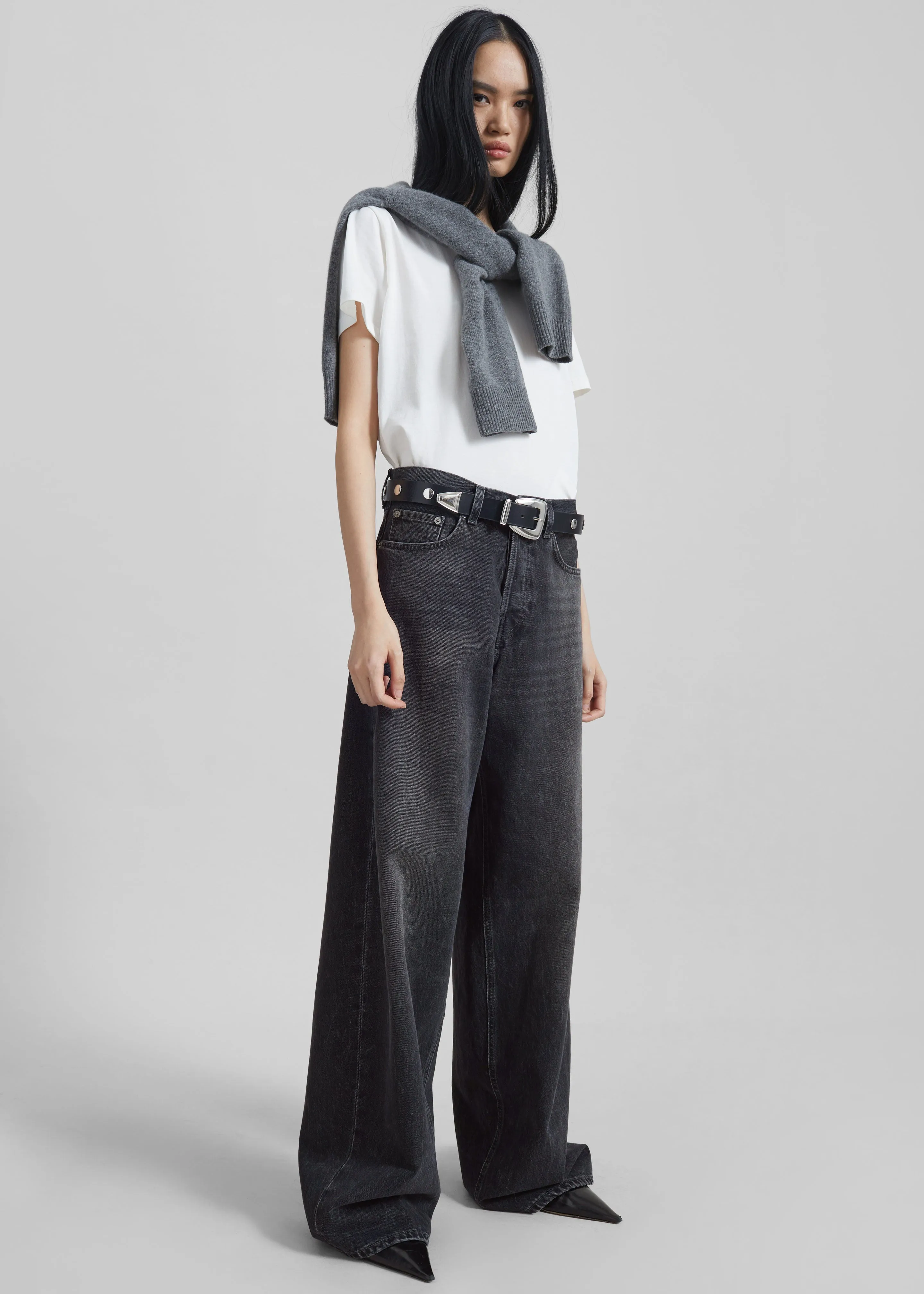 Haikure Bethany Jeans - Authentic Black Wash sold by Frankie Shop product image thumbnail 3