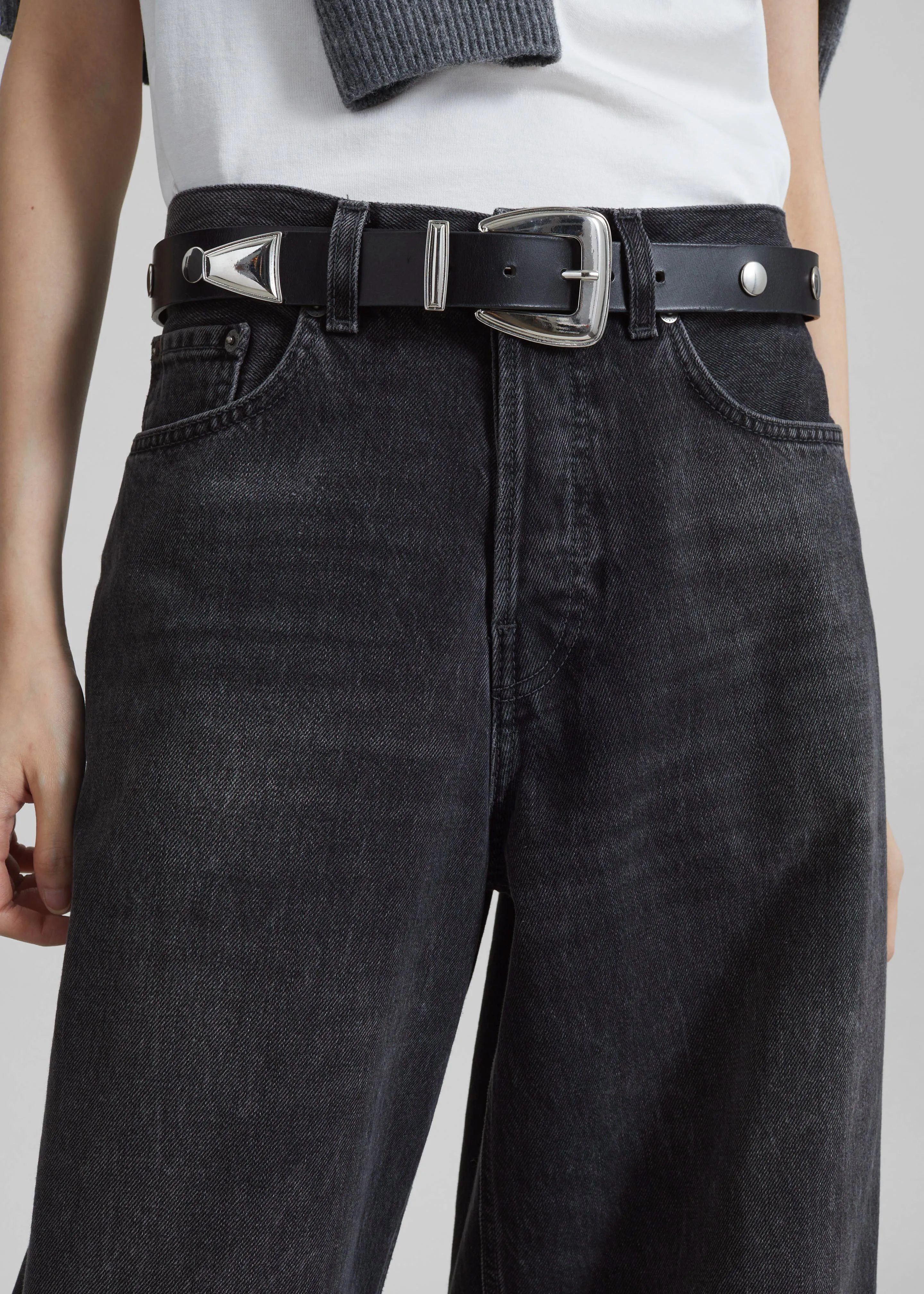 Haikure Bethany Jeans - Authentic Black Wash sold by Frankie Shop product image thumbnail 4