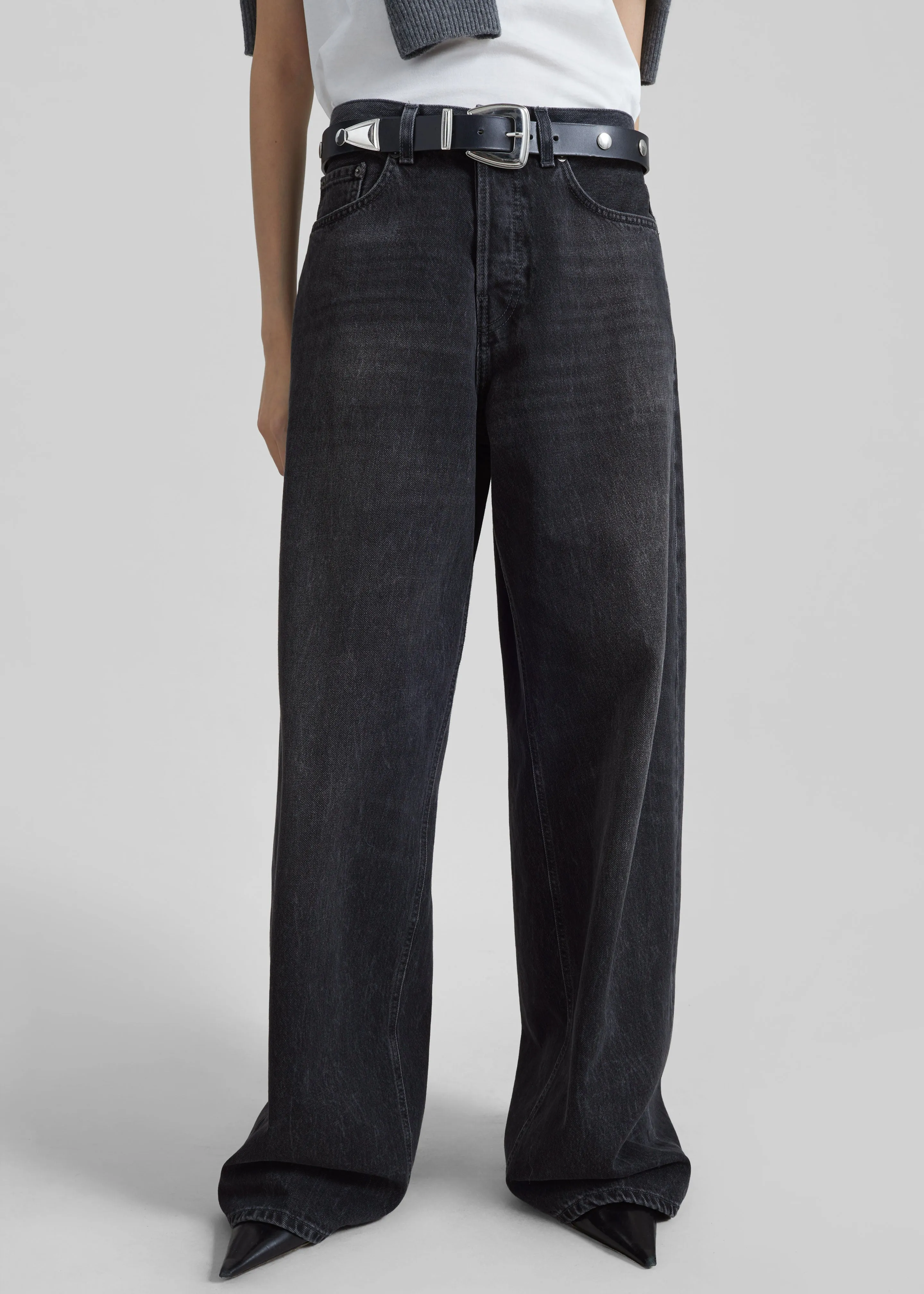 Haikure Bethany Jeans - Authentic Black Wash sold by Frankie Shop product image thumbnail 2