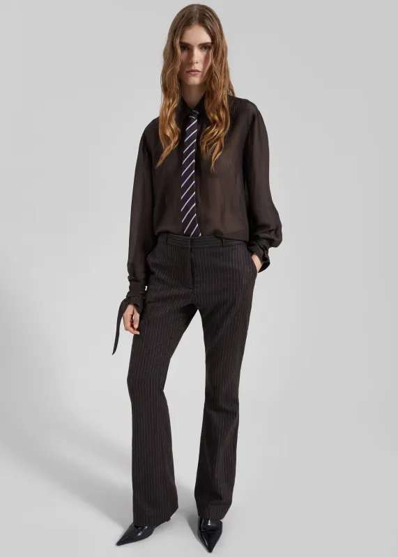 Coperni Boyfriend Pants - Brown sold by Frankie Shop