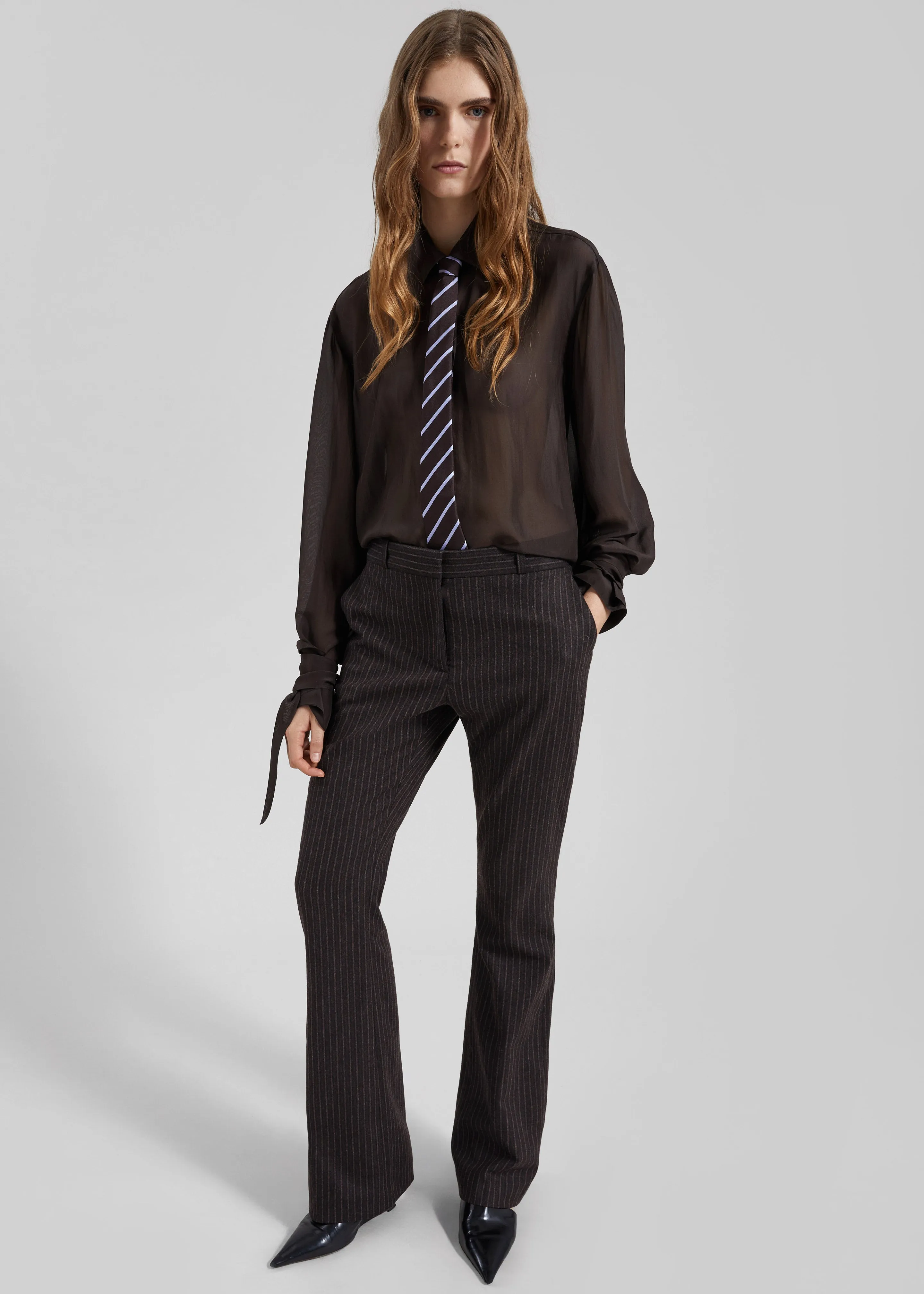 Coperni Boyfriend Pants - Brown sold by Frankie Shop