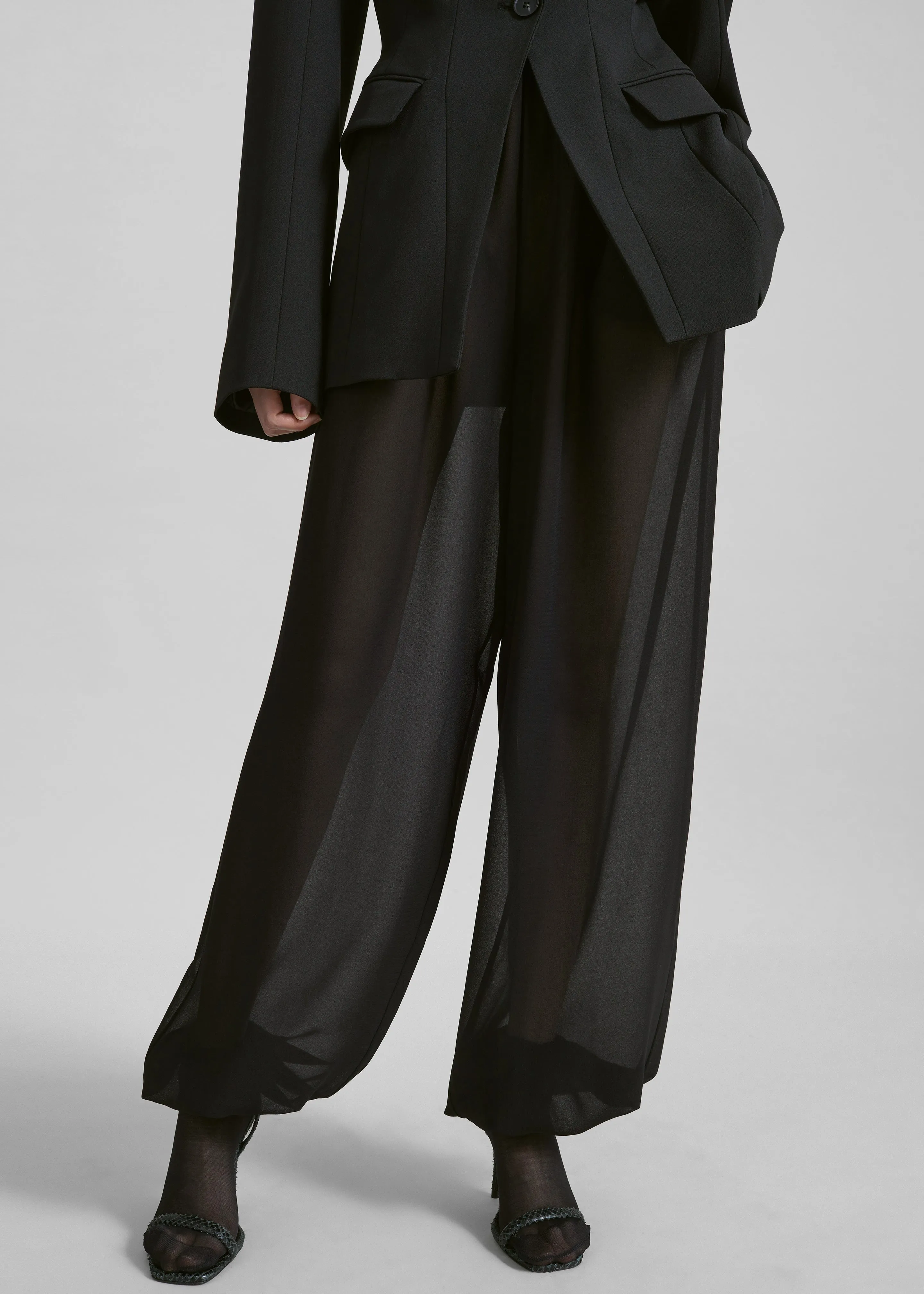 Orissa Sheer Balloon Pants - Black sold by Frankie Shop product image thumbnail 2