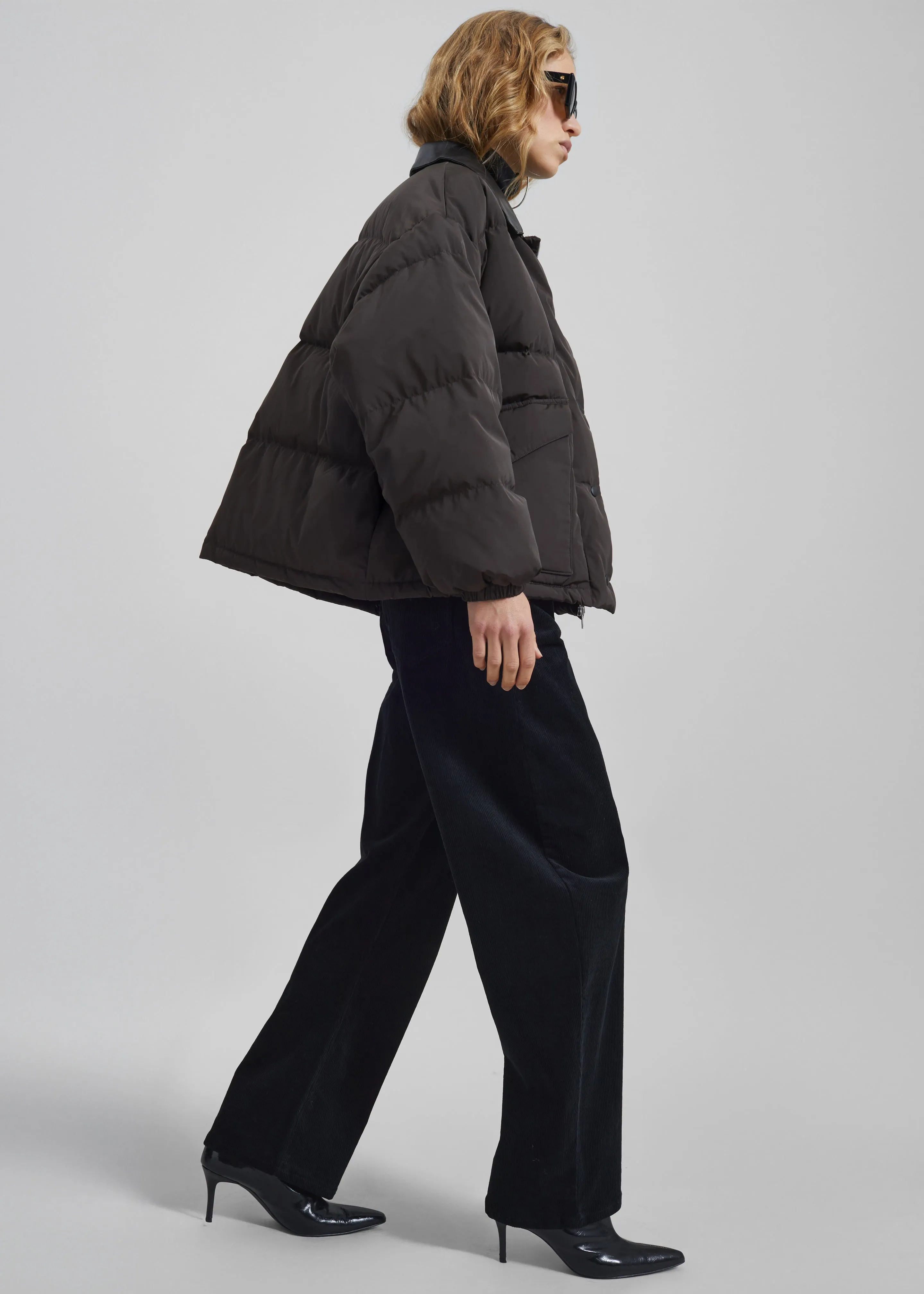 Zinal Puffer Jacket - Dark Brown sold by Frankie Shop product image thumbnail 3