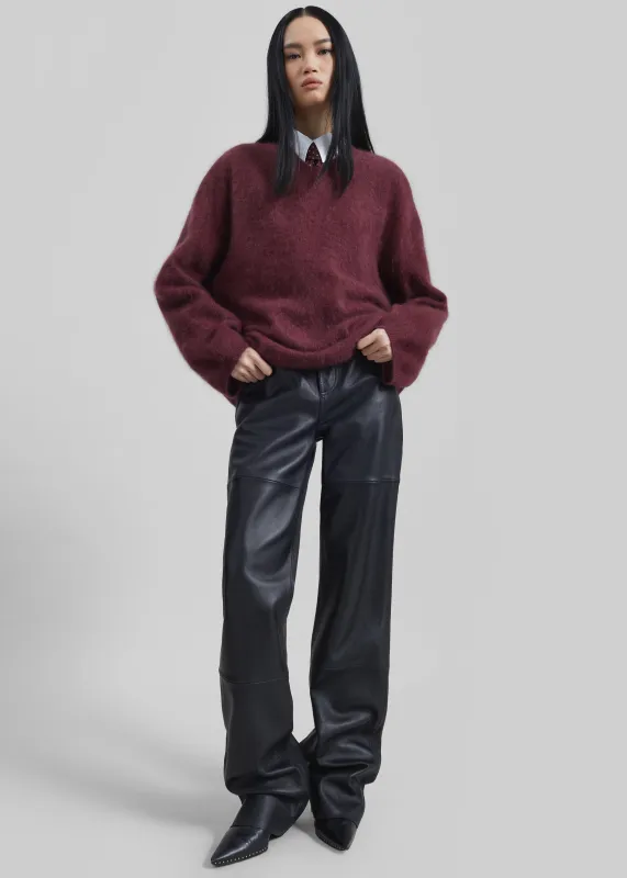 Dalston Leather Pants - Black sold by Frankie Shop